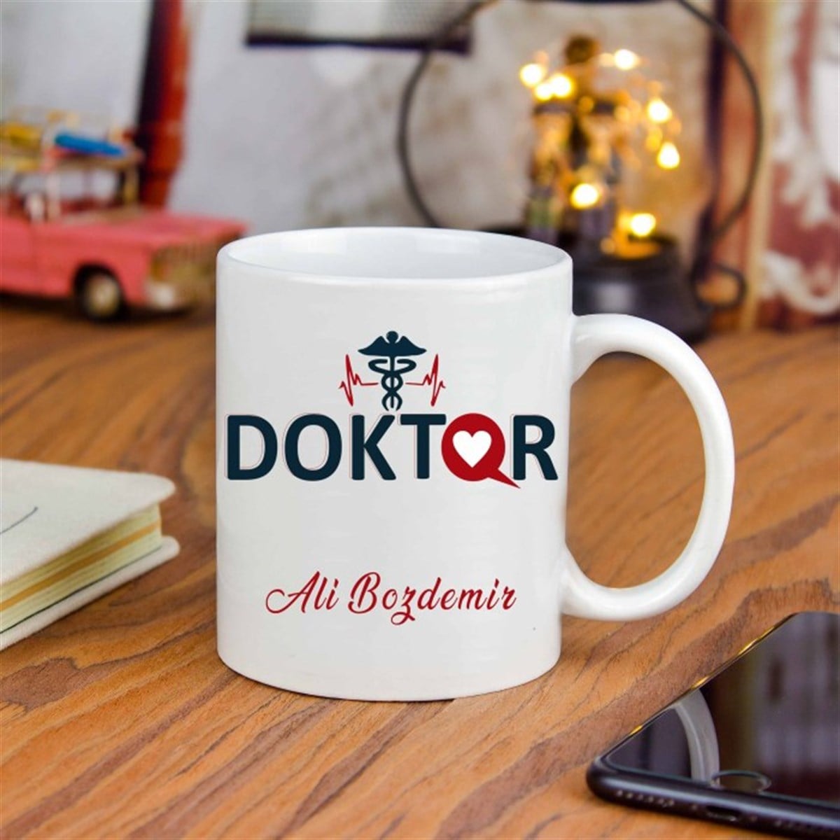 İsme Özel Doktor Temalı Kupa Bardak