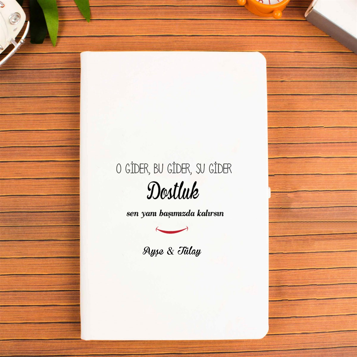 İsme Özel Dostluk Temalı Defter