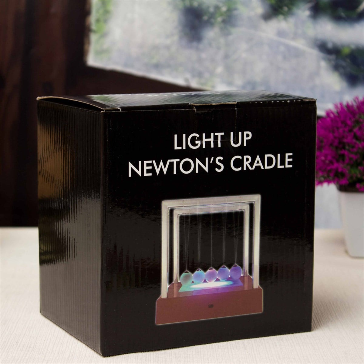 İsme Özel Işıklı Newton Denge Topları Büyük Boy