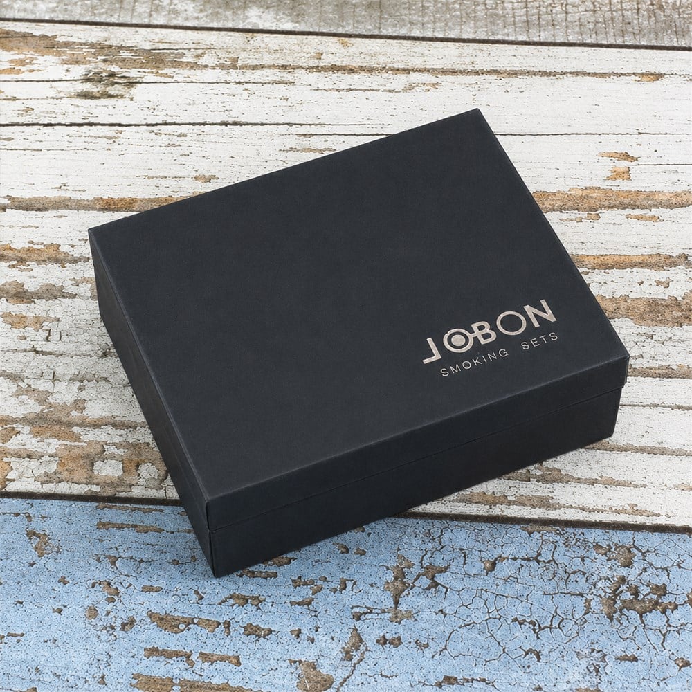 İsme Özel Jobon Marka Füme Renkli Metal Çakmak Premium