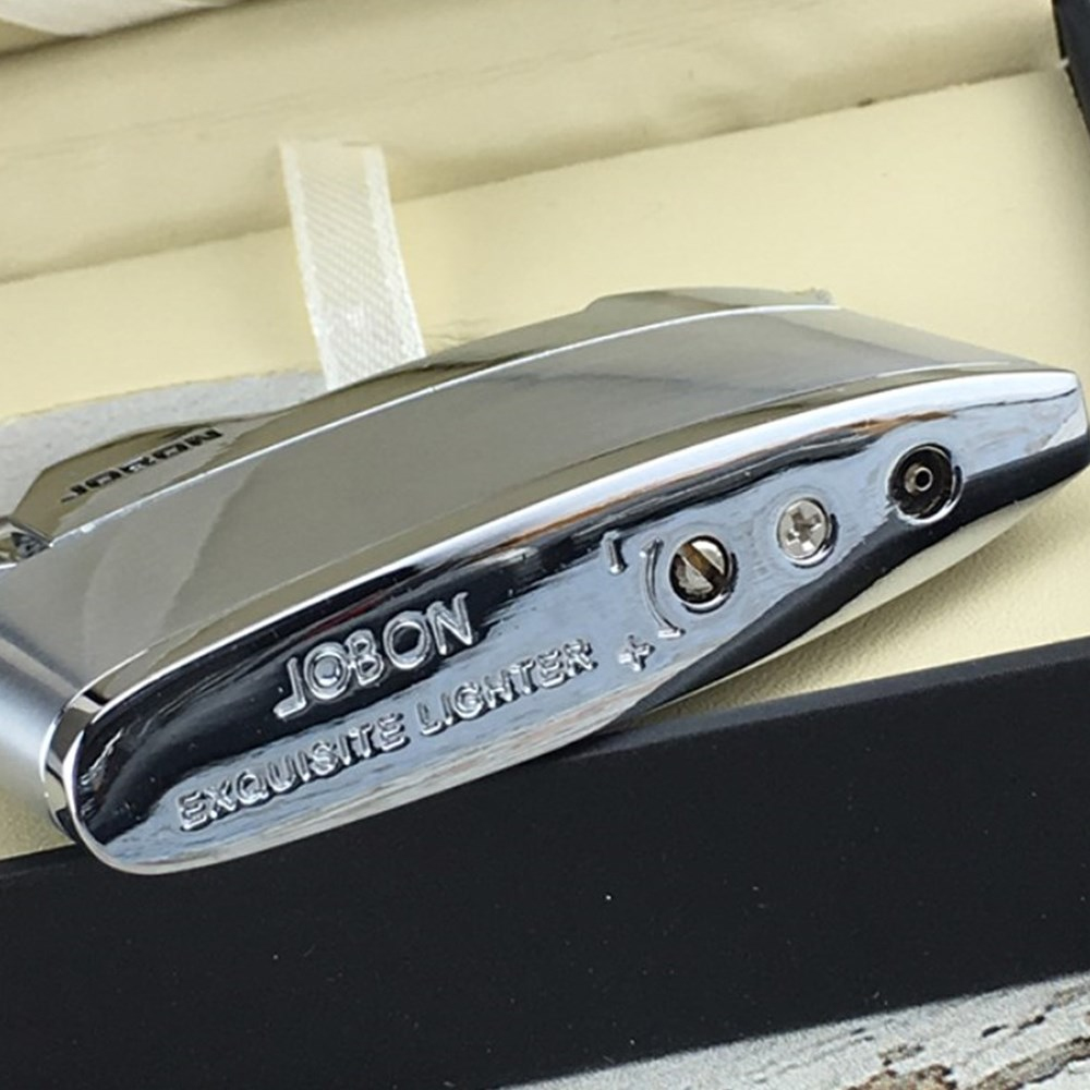 İsme Özel Jobon Marka Füme Renkli Metal Çakmak Premium