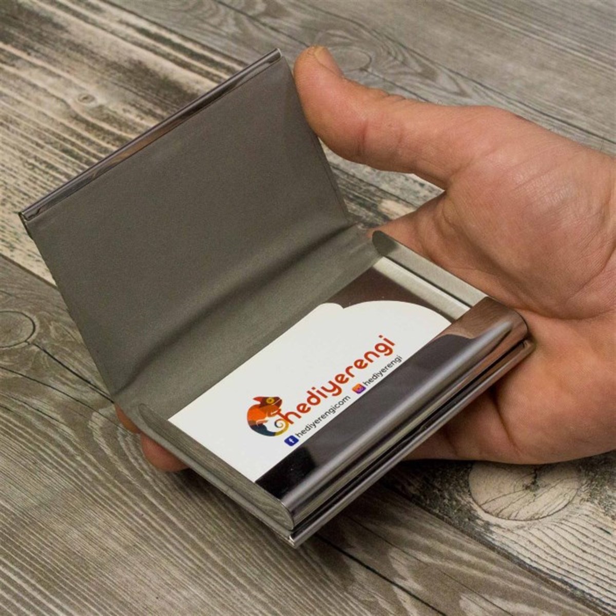 İsme Özel Kartvizitlik Usb Anahtarlık ve Tükenmez Kalem Seti Mavi
