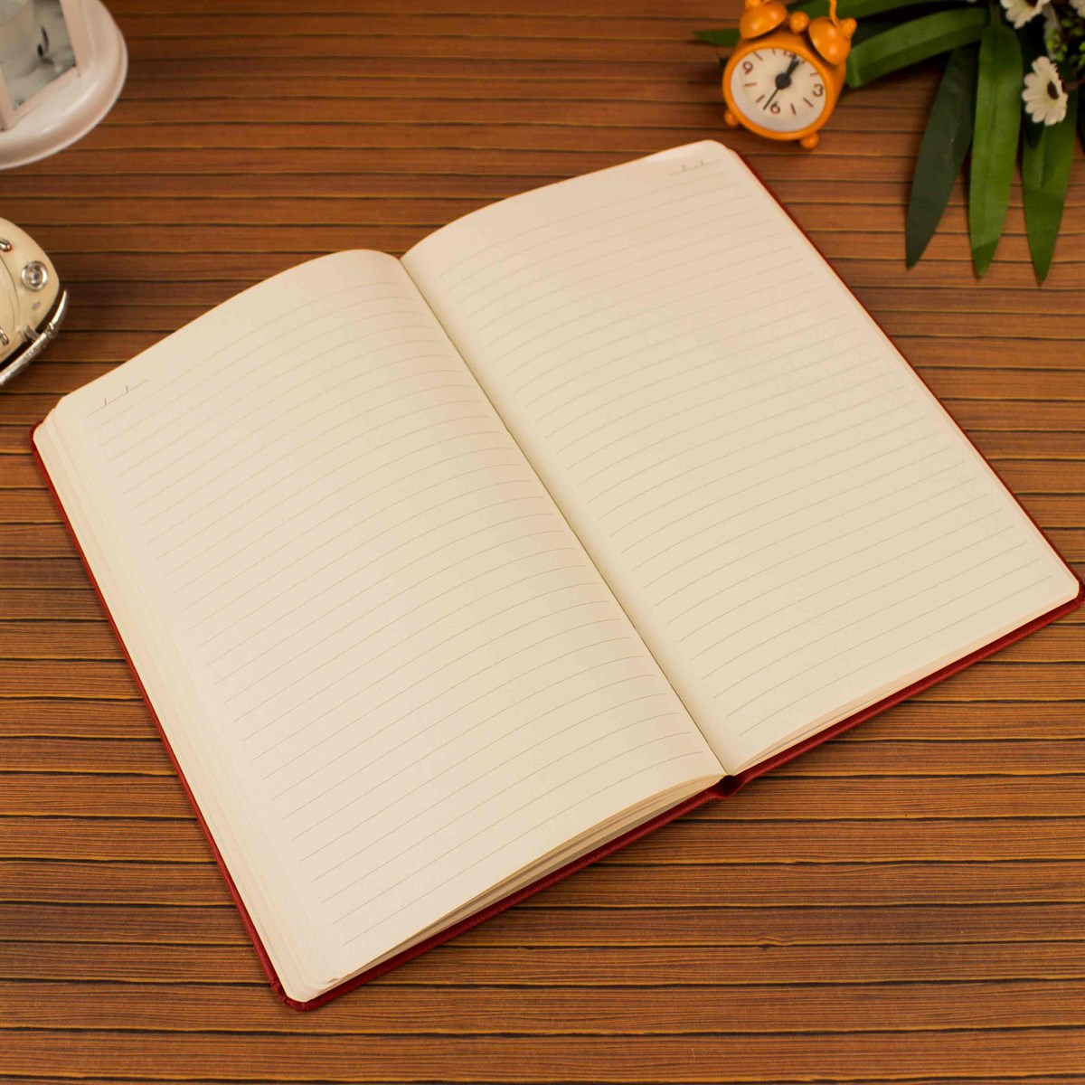 İsme Özel Kırmızı Defter ve Kalem Seti - El Yazısı Detaylı
