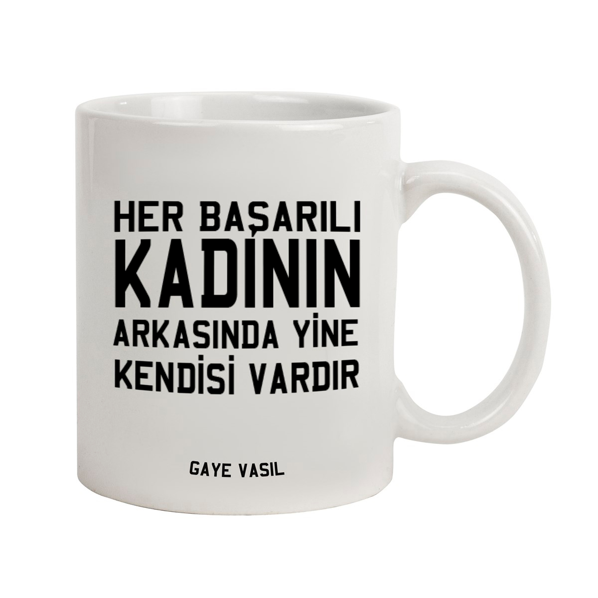 İsme Özel Kupa Bardak - Başarılı Kadın