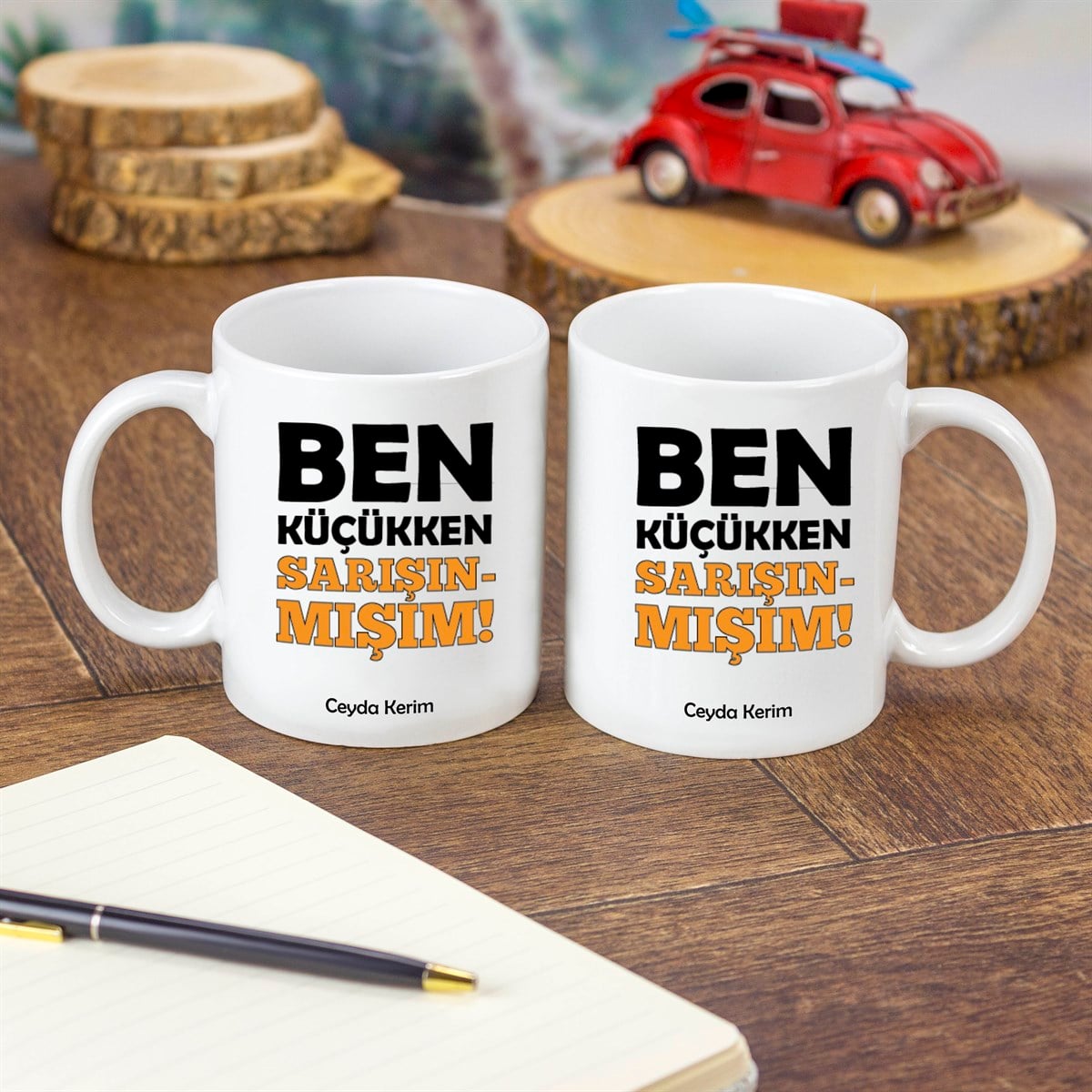 İsme Özel Kupa Bardak - Ben Küçükken