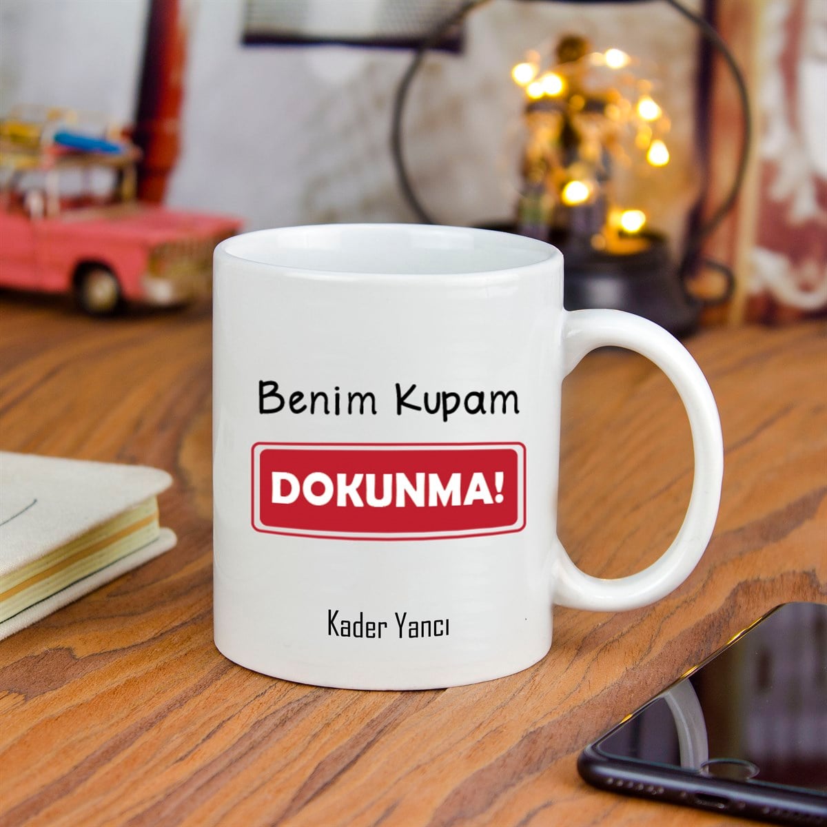 İsme Özel Kupa Bardak - Benim Kupam Dokunma