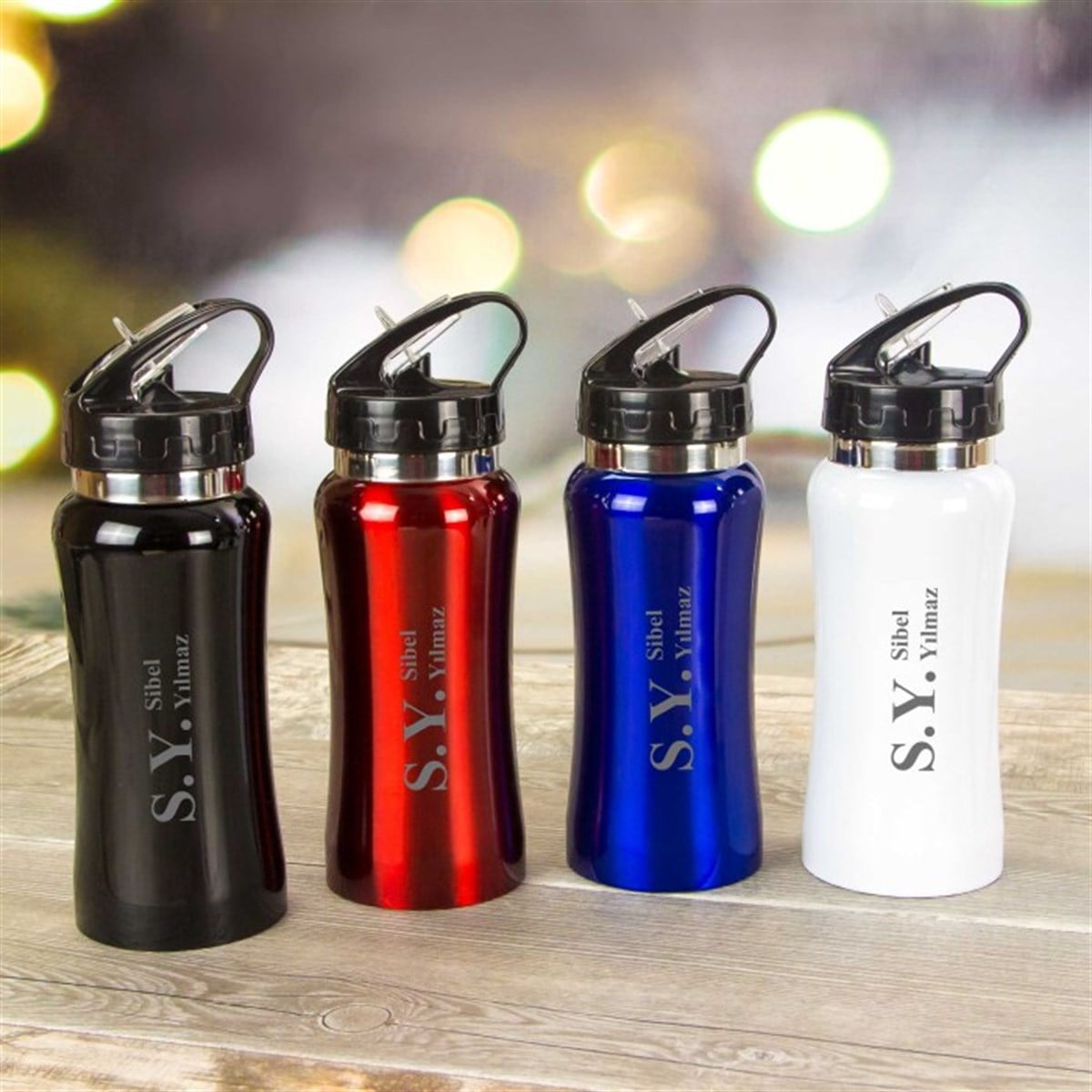 İsme Özel Lüx Çelik Matara - 500 Ml - M2