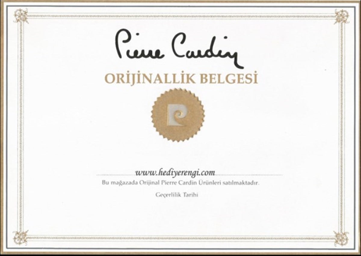 İsme Özel Pierre Cardin İğne Baskılı Deri Cüzdan Bordo P2243B