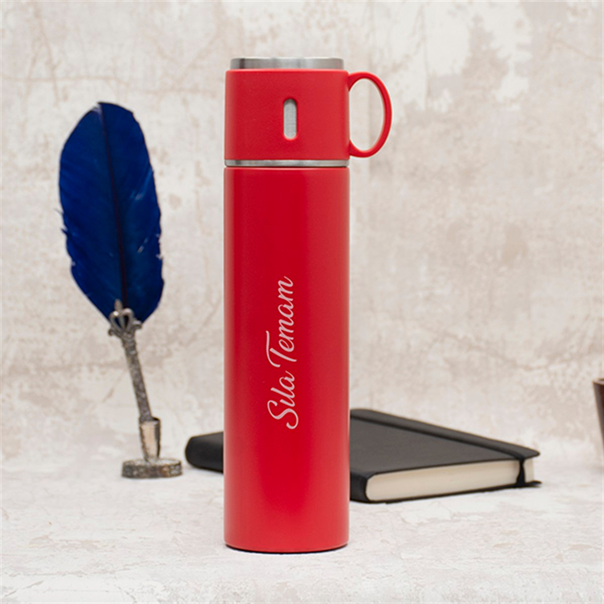 İsme Özel Premium Çelik Bardak Özellikli Termos 580 Ml - Renk Seçenekli