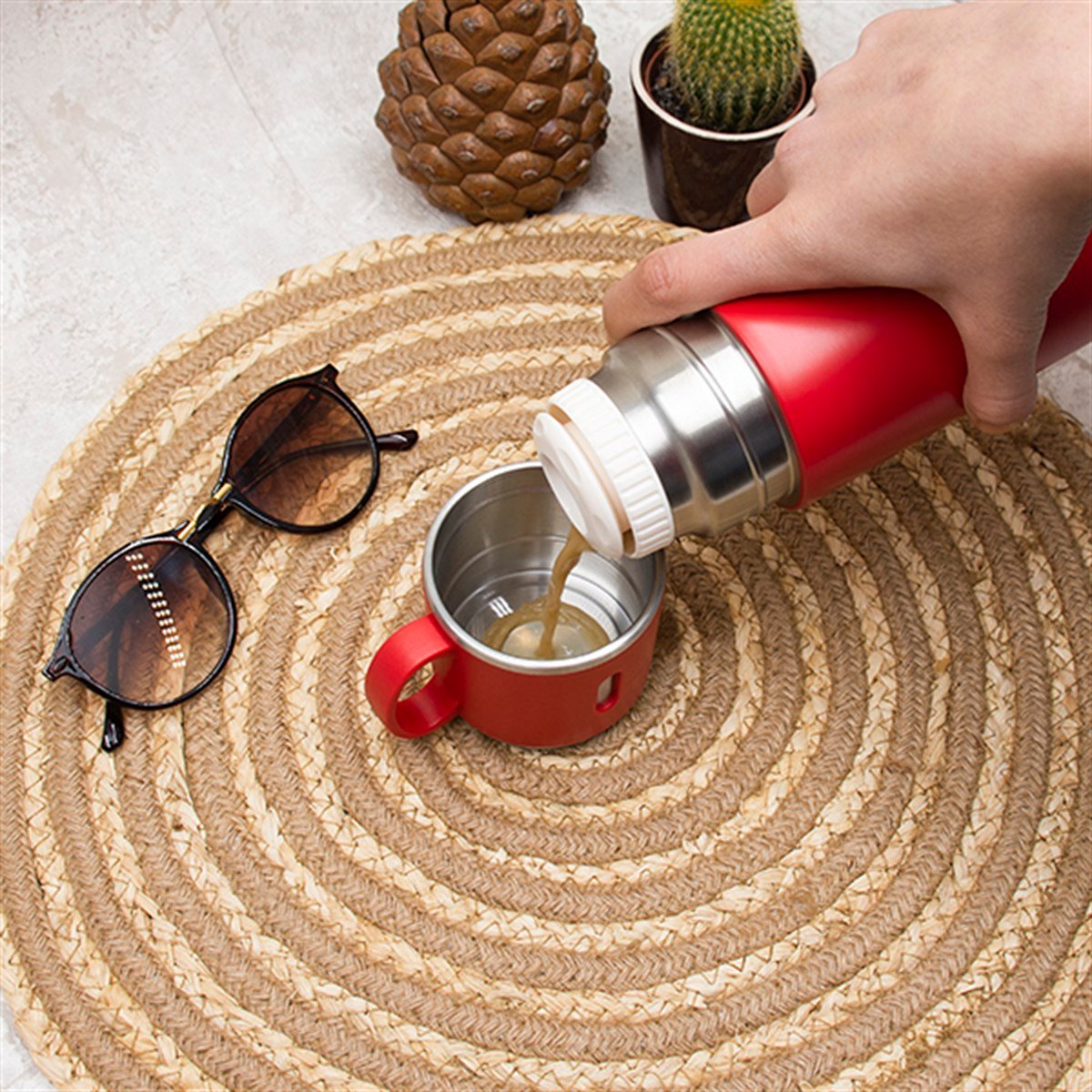 İsme Özel Premium Çelik Bardak Özellikli Termos 580 Ml - Renk Seçenekli