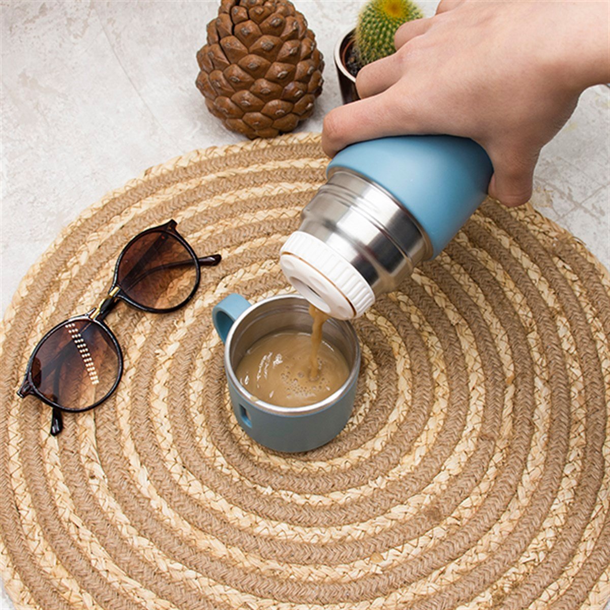 İsme Özel Premium Çelik Bardak Özellikli Termos 580 Ml - Renk Seçenekli