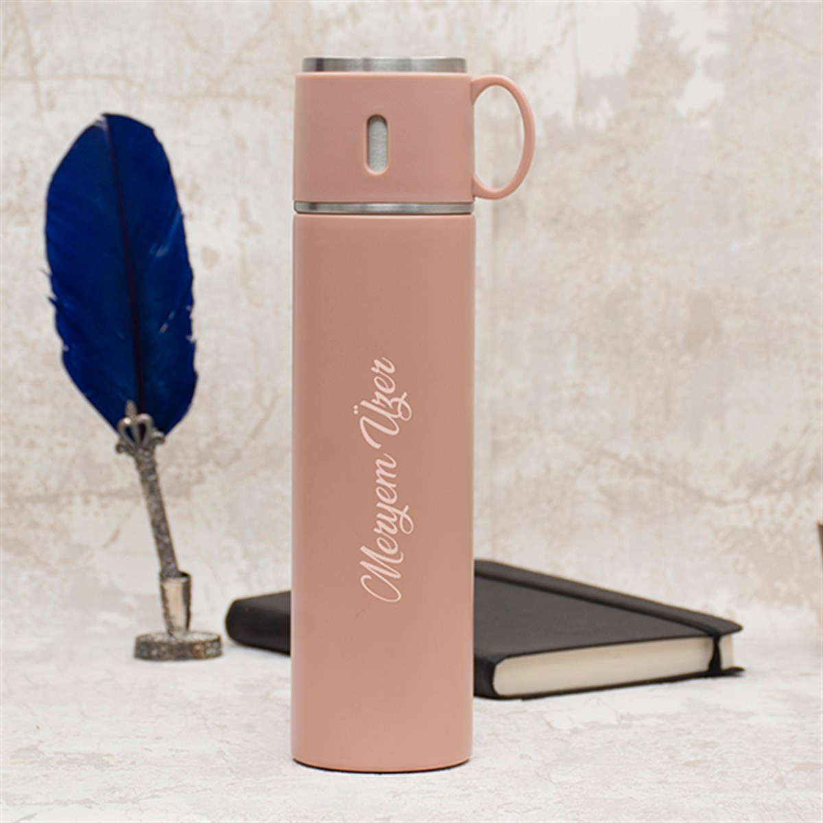 İsme Özel Premium Çelik Bardak Özellikli Termos 580 Ml - Renk Seçenekli