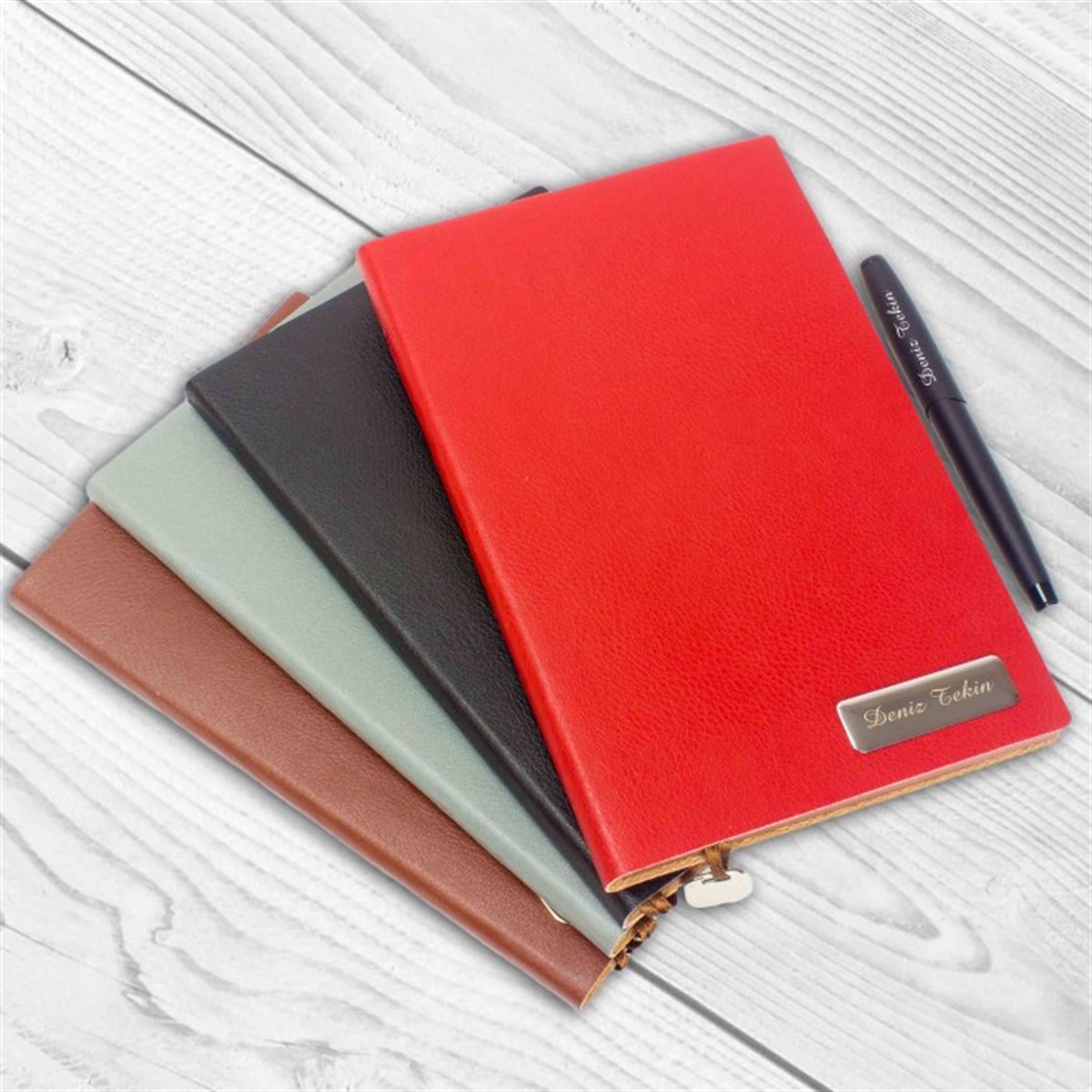 İsme Özel Premium Defter​ ve Lüx Roller Kalem Seti