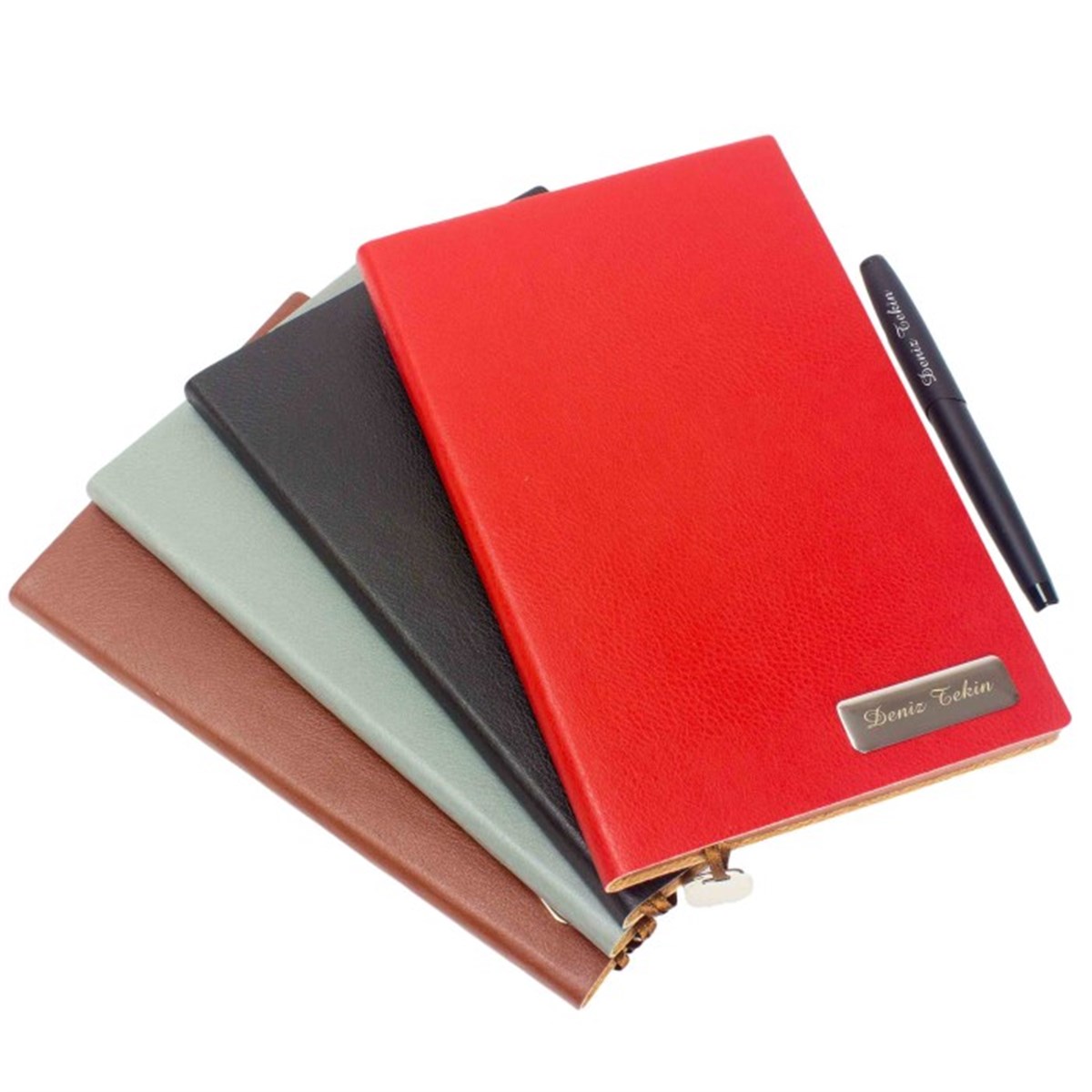 İsme Özel Premium Defter​ ve Lüx Roller Kalem Seti