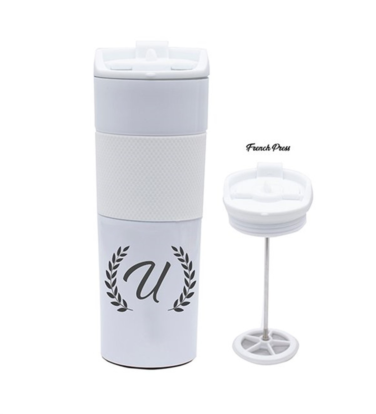 İsme Özel Premium French Press Çelik Termos 500 ML M2