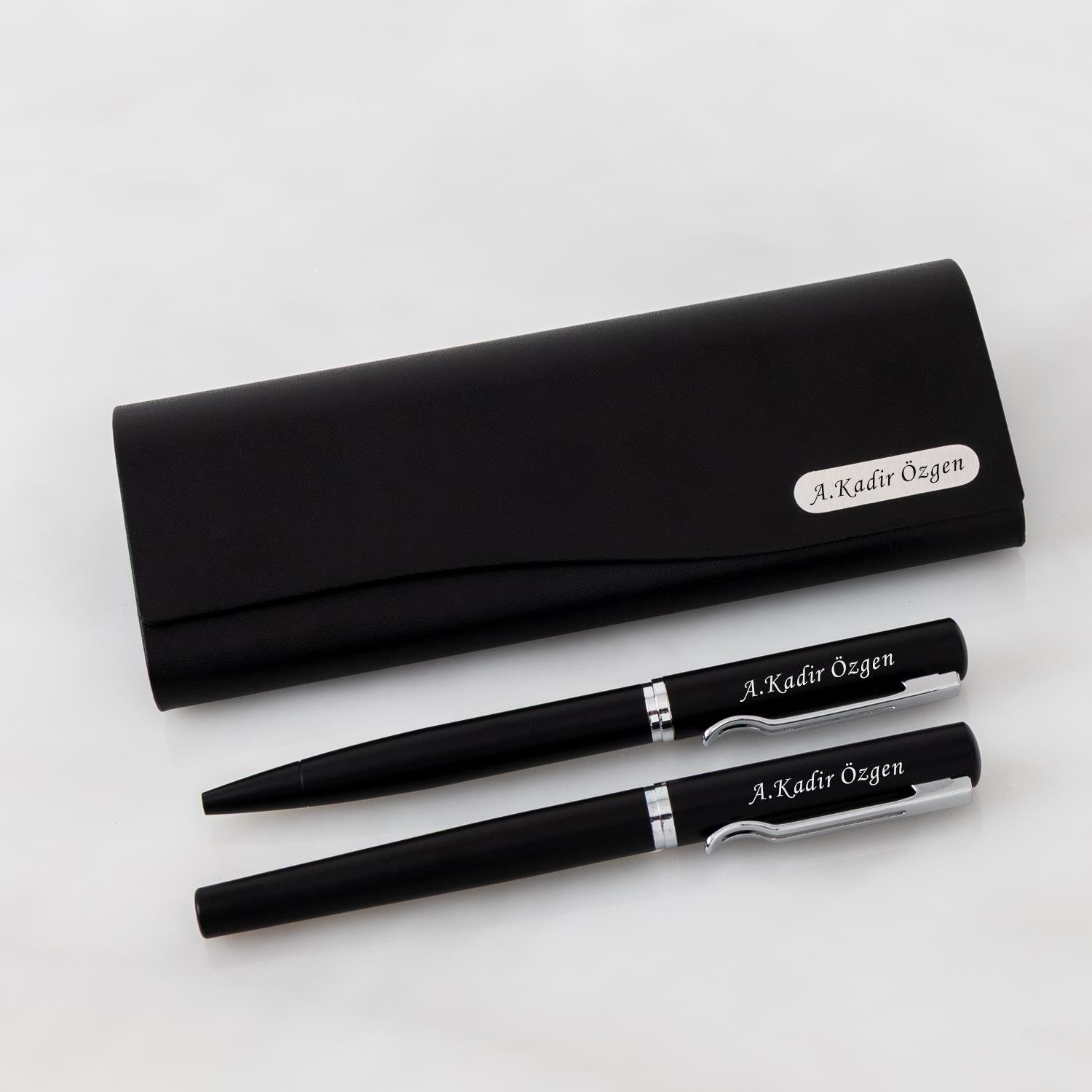 İsme Özel Premium Roller ve Tükenmez Kalem Seti Tasarım Kutulu