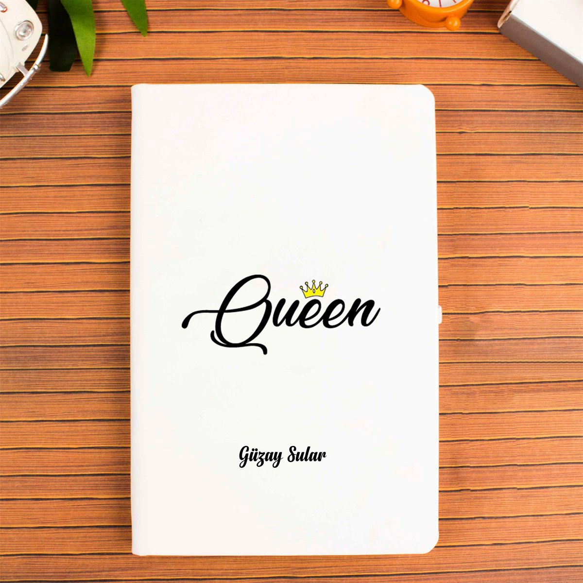 İsme Özel Queen Temalı Defter Kupa Bardak ve Kalem Seti