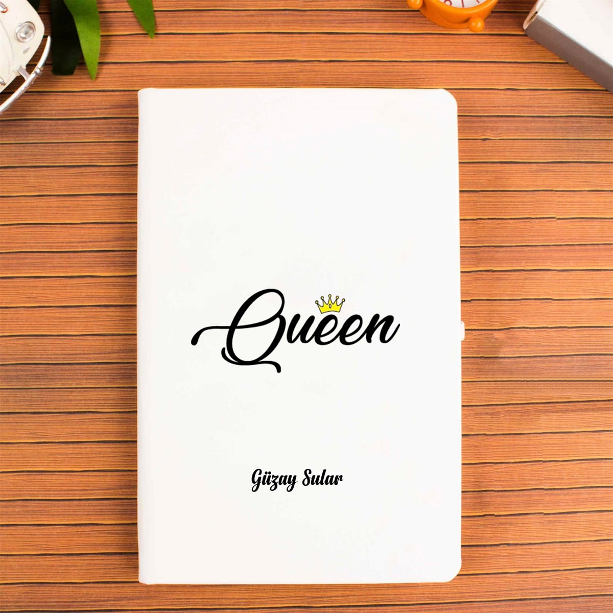 İsme Özel Queen Temalı Defter Kupa Bardak Seti