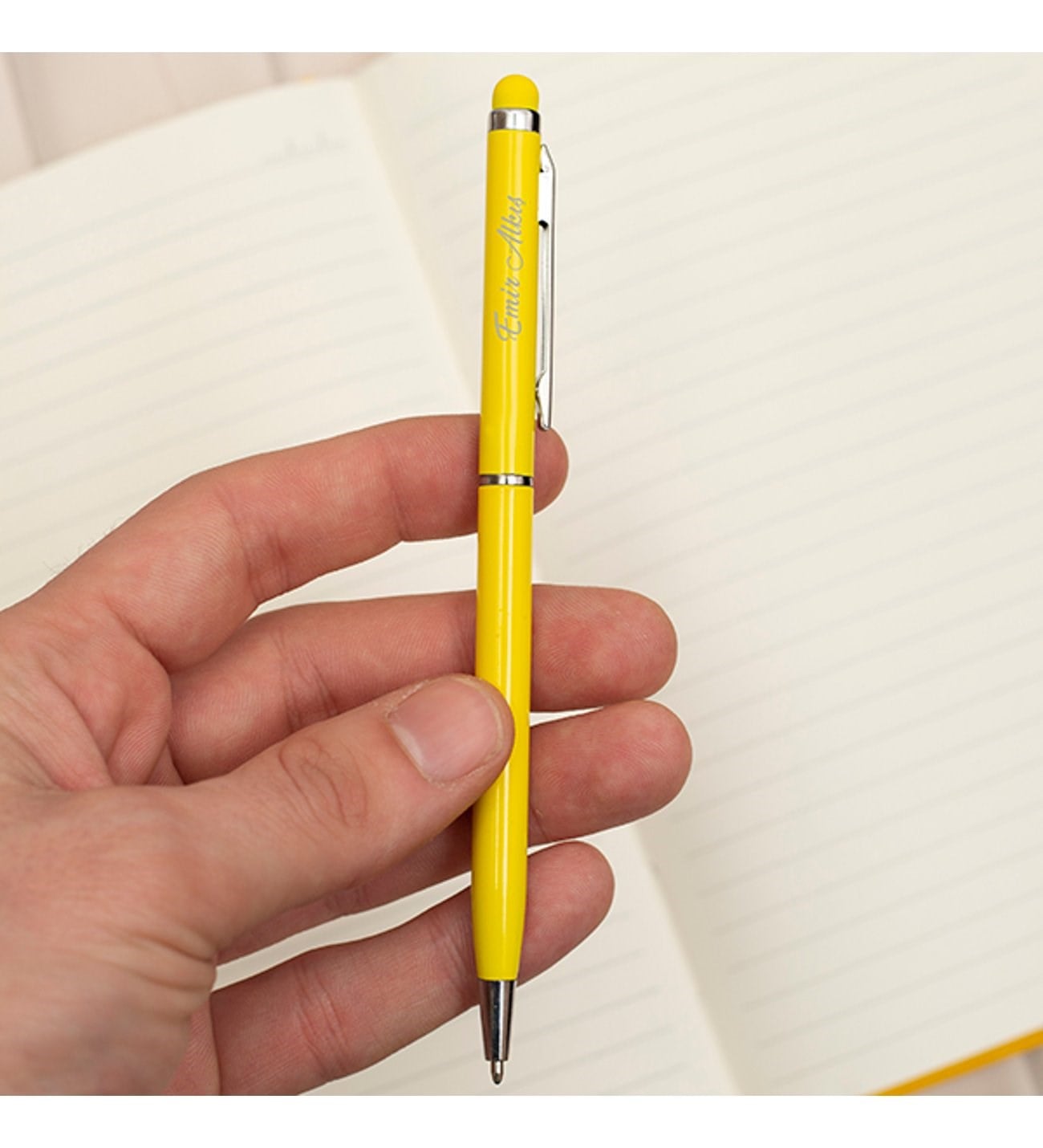İsme Özel Renkli Defter ve Kalem Seti - Renk Seçenekli