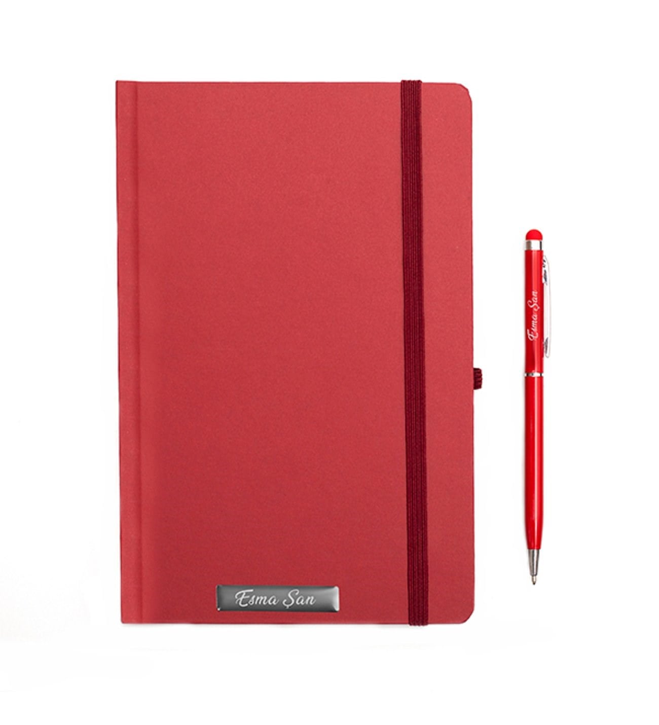 İsme Özel Renkli Defter ve Kalem Seti - Renk Seçenekli