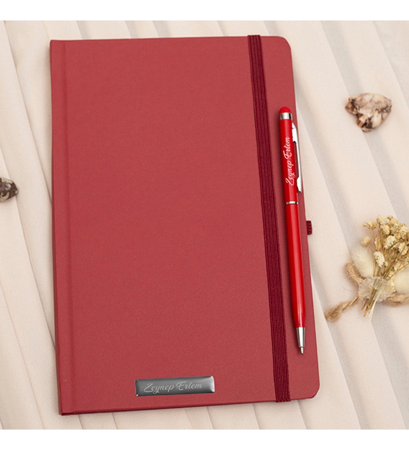 İsme Özel Renkli Defter ve Kalem Seti - Renk Seçenekli