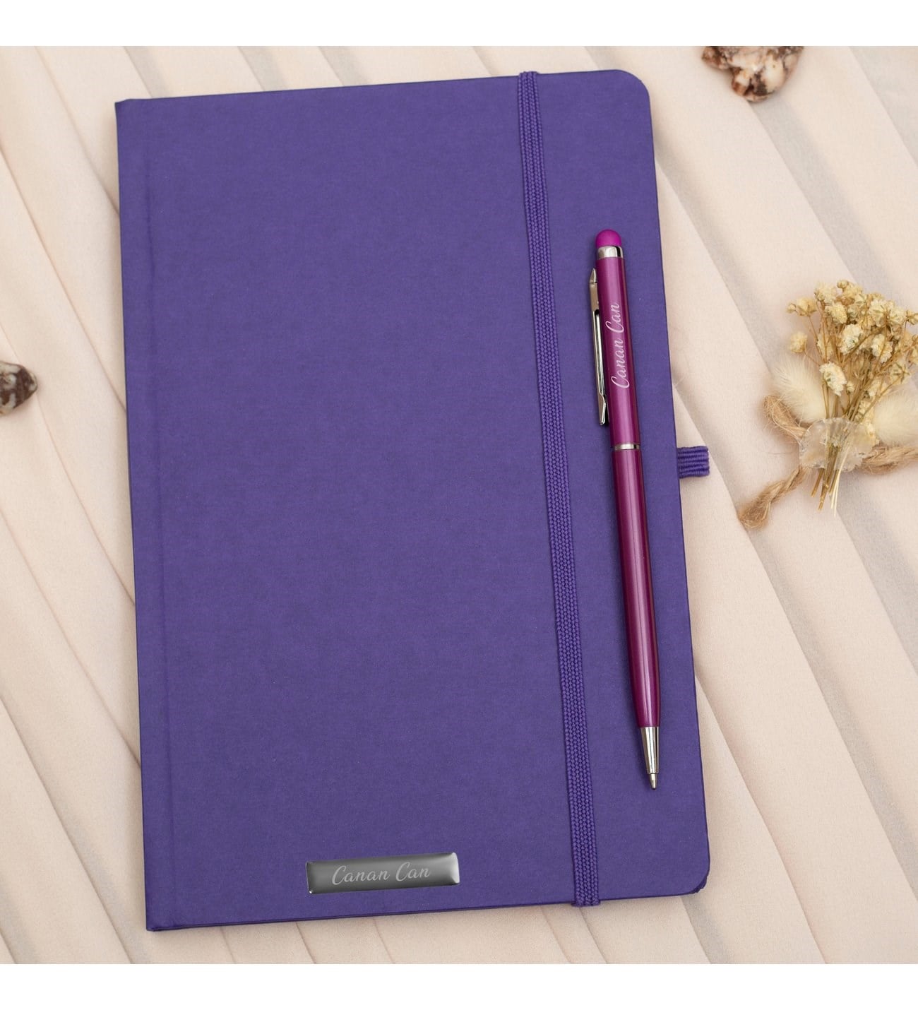 İsme Özel Renkli Defter ve Kalem Seti - Renk Seçenekli