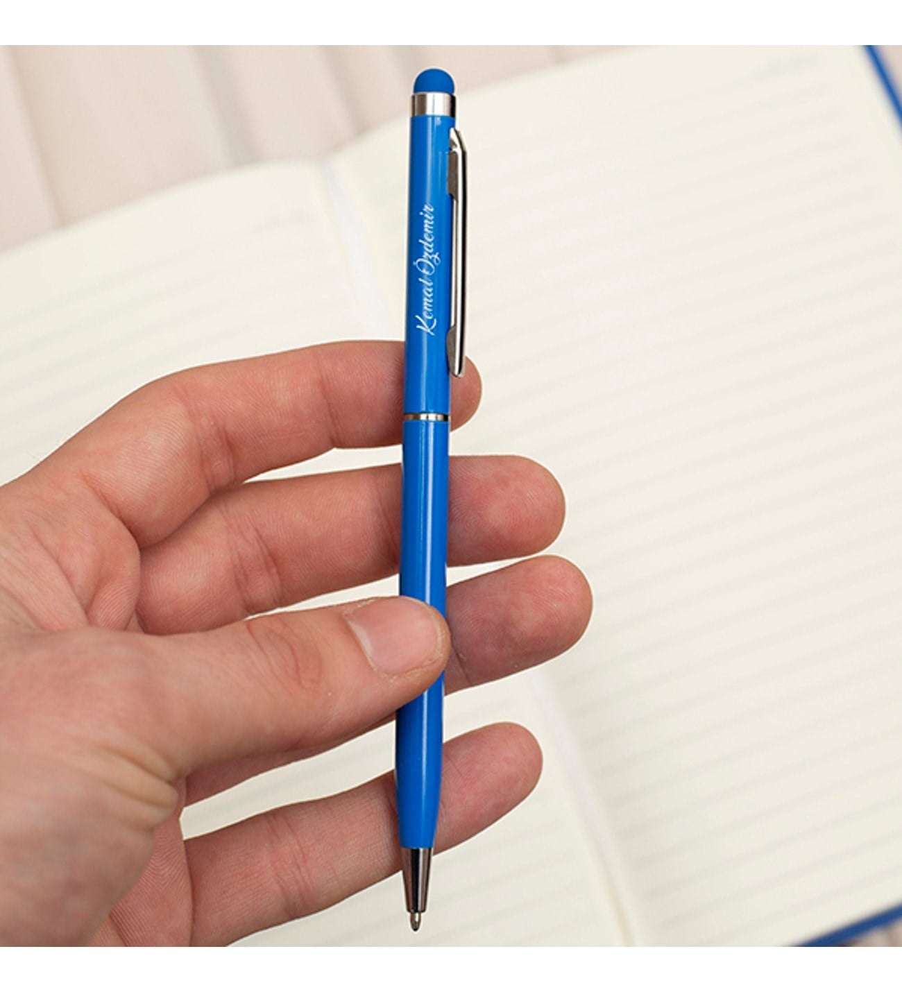 İsme Özel Renkli Defter ve Kalem Seti - Renk Seçenekli