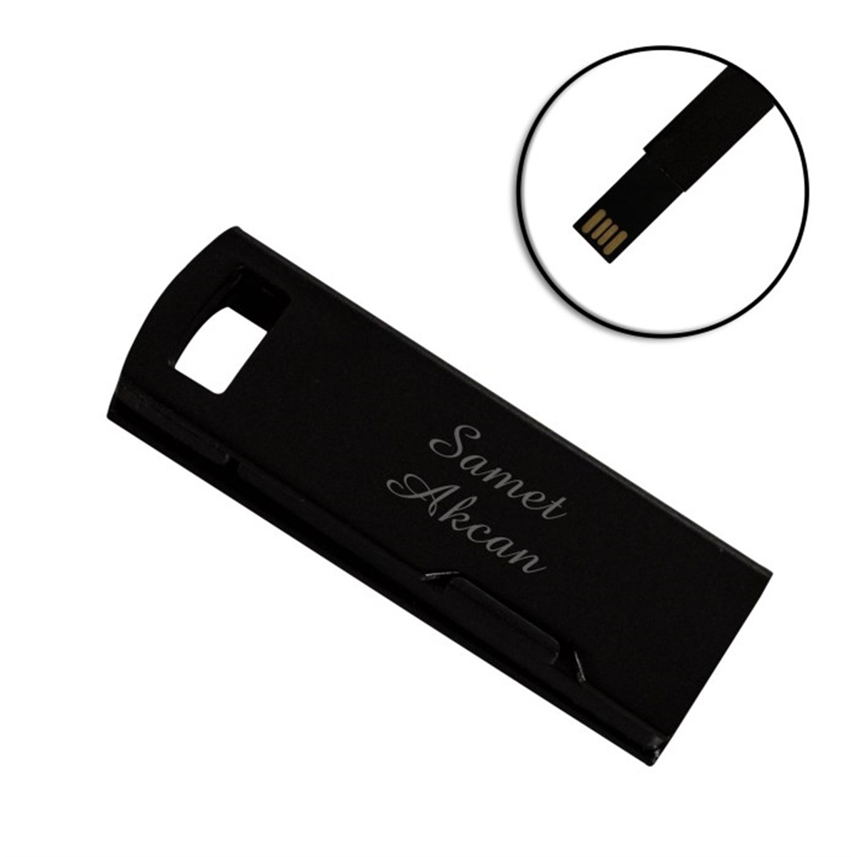 İsme Özel Renkli Metal Usb Bellek 16 GB M2