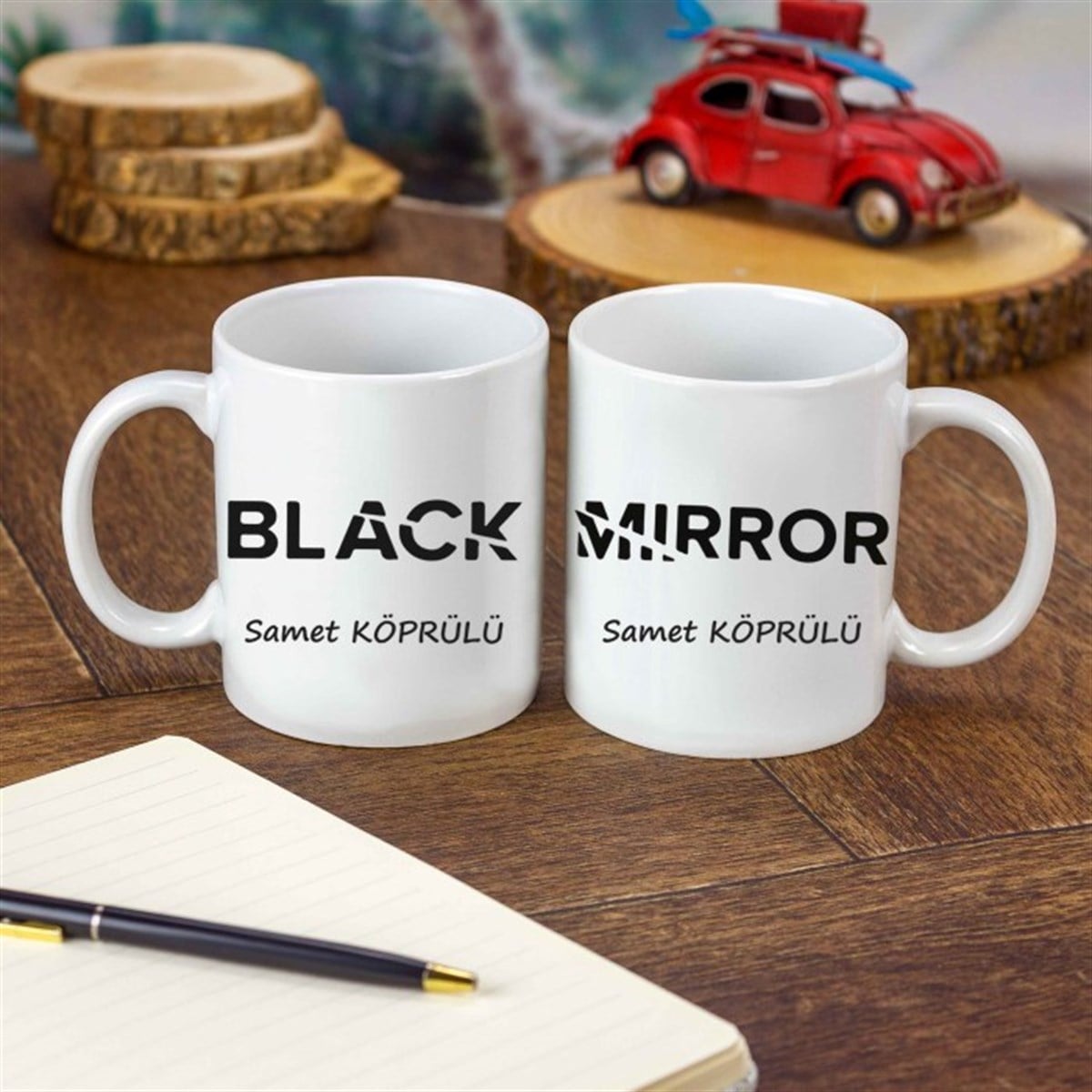 İsme Özel Tasarımlı Kupa Bardak - Black
