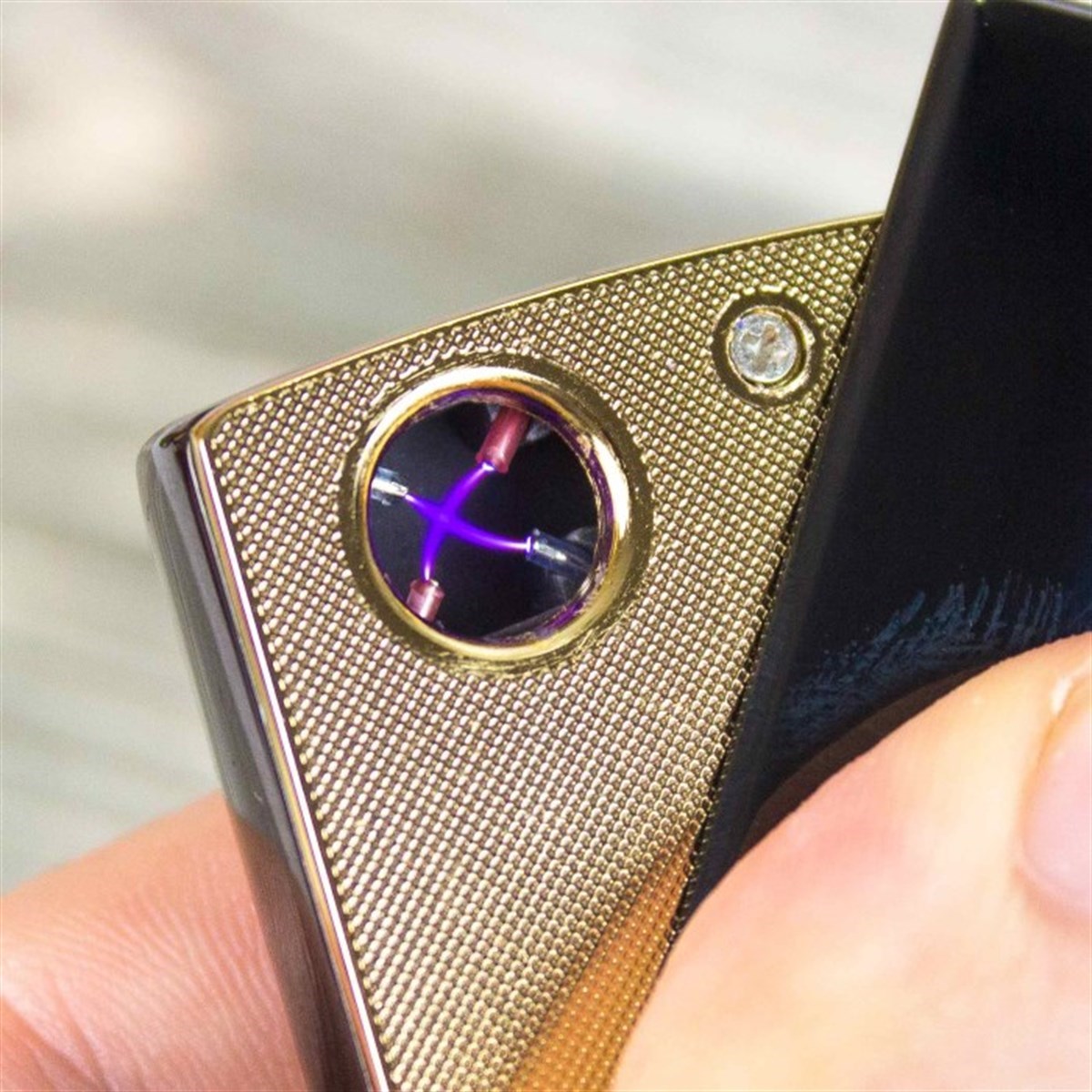 İsme Özel Usb Şarjlı Rezistanslı​ Metal Çakmak Füme