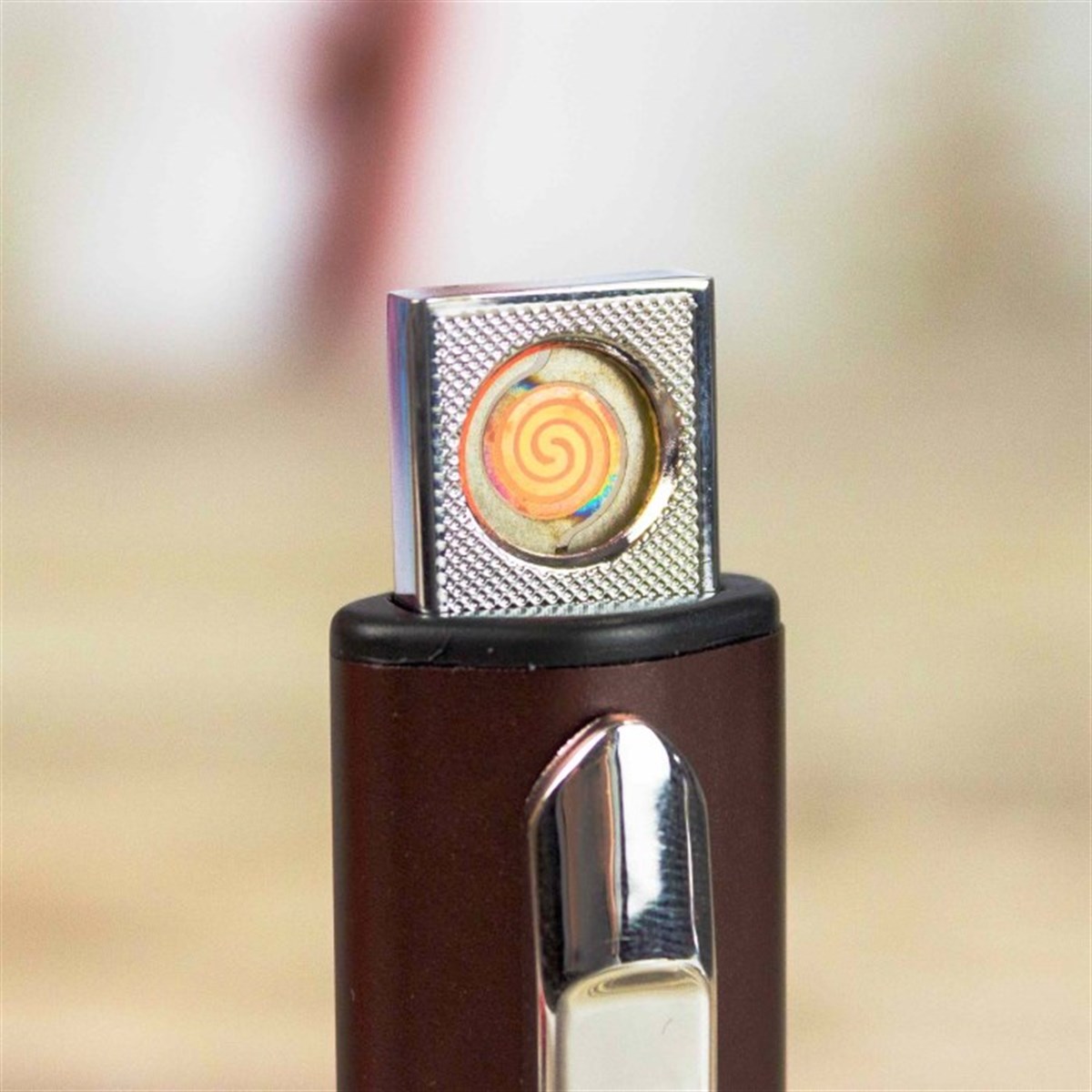 İsme Özel Usb Şarjlı Rezistanslı Metal Çakmak M1