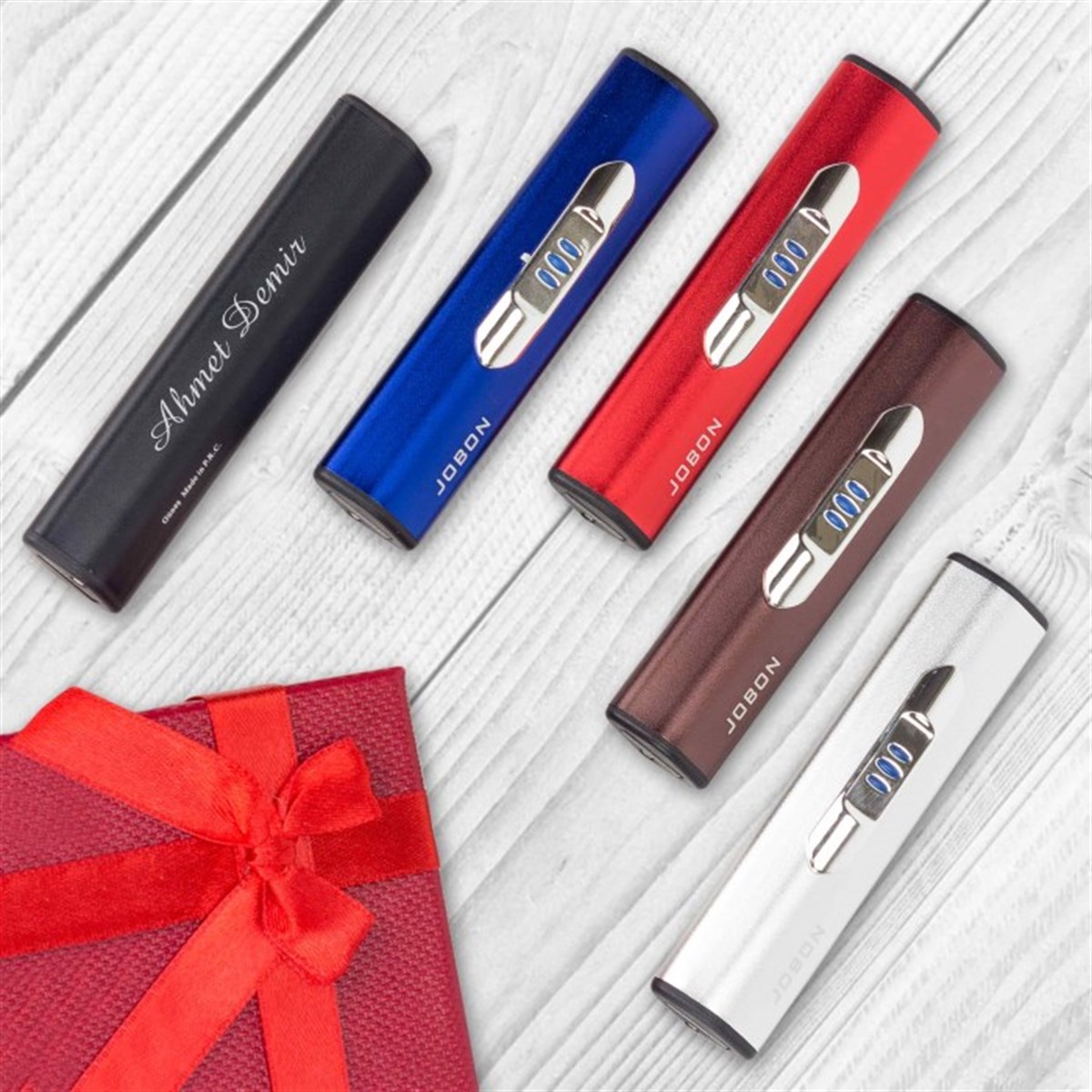 İsme Özel Usb Şarjlı Rezistanslı Metal Çakmak M1