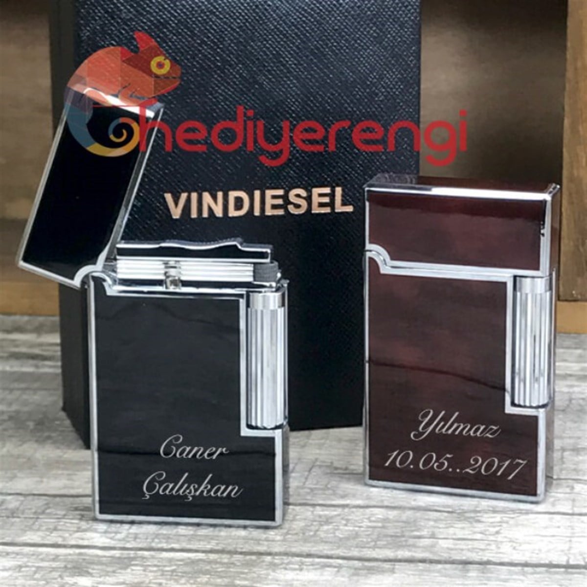 İsme Özel Vindiesel Markalı Metal Exclusive Çakmak​