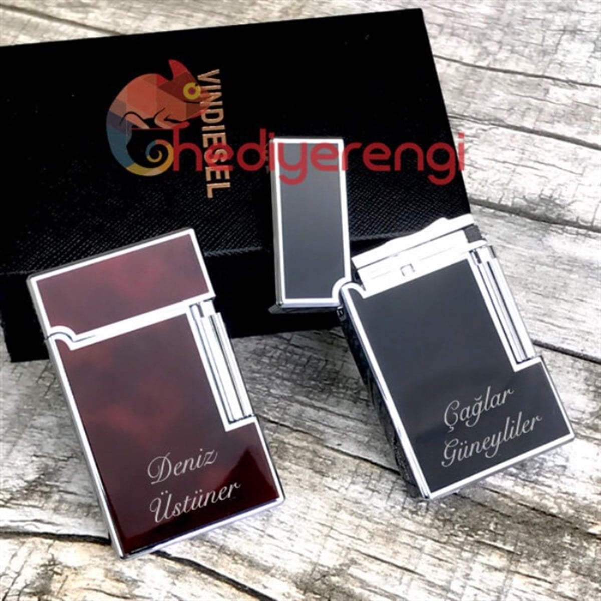 İsme Özel Vindiesel Markalı Metal Exclusive Çakmak​