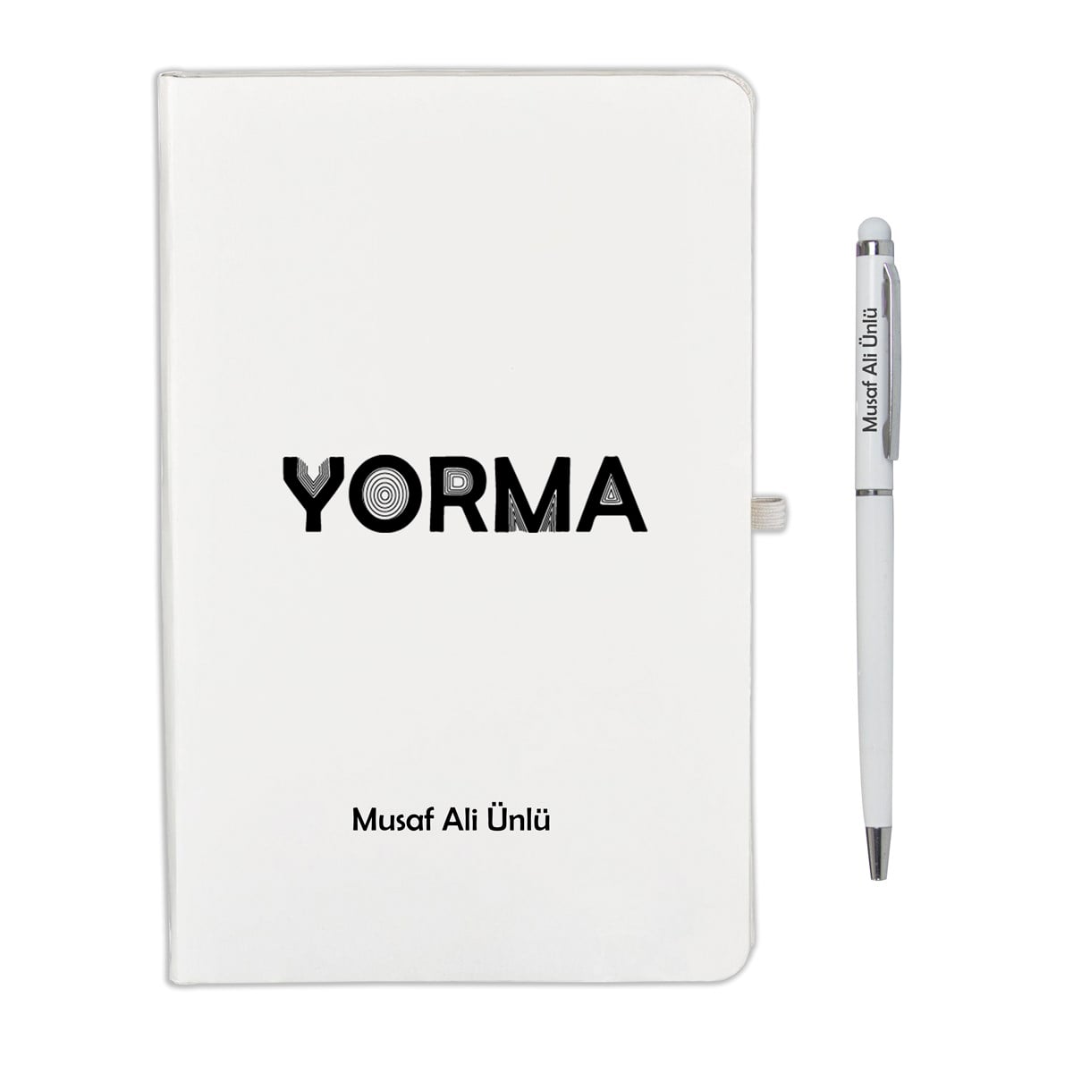 İsme Özel Yorma Temalı Defter Kupa Bardak ve Kalem Seti