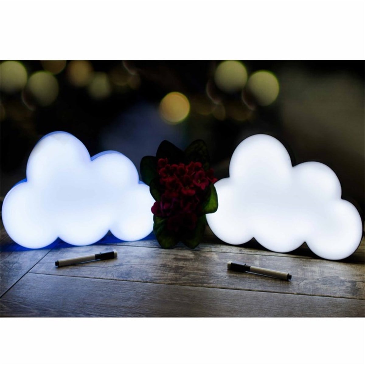 Led Işıklı Yazıp Silinebilir Neon Tabela - Bulut