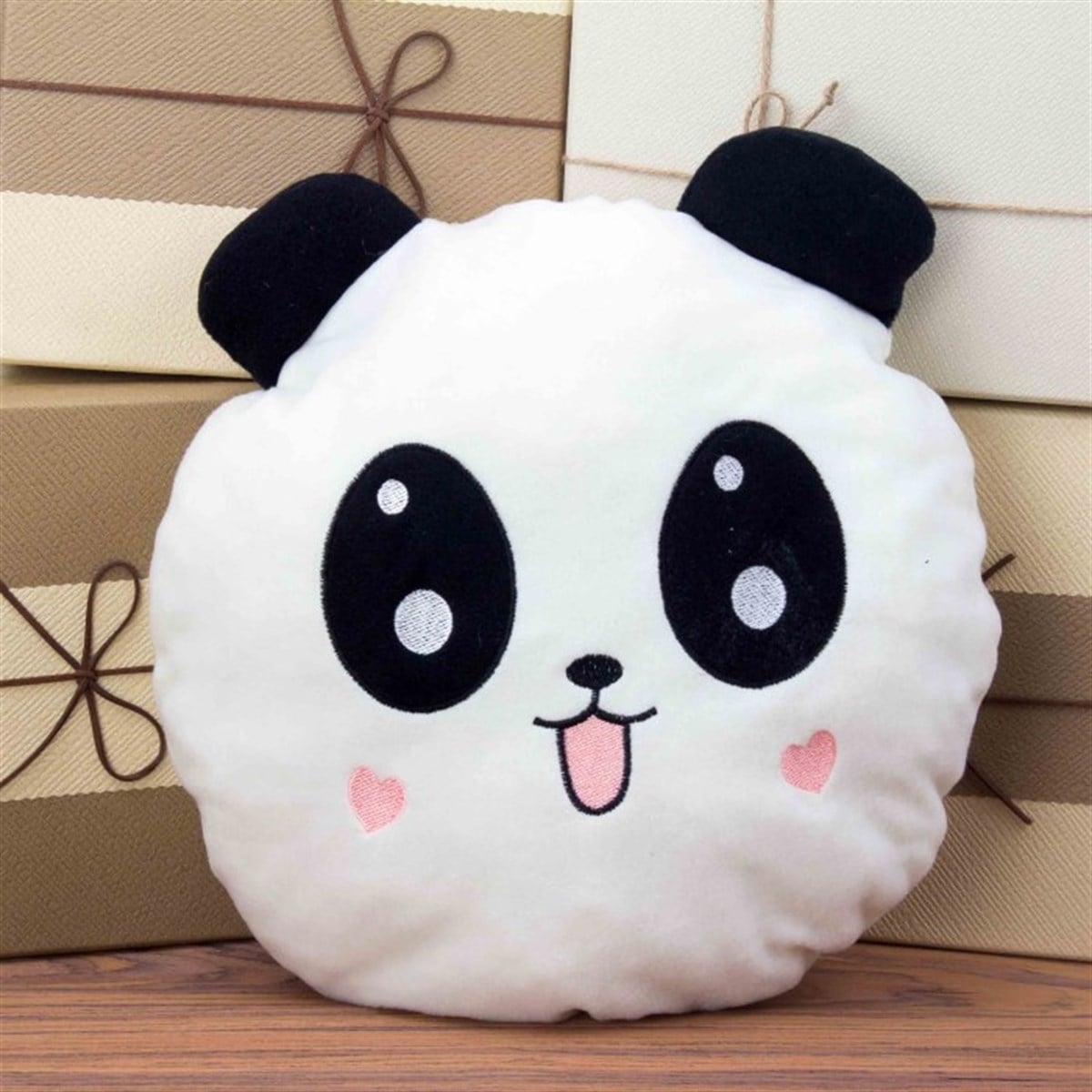 Panda Temalı Peluş Yastık
