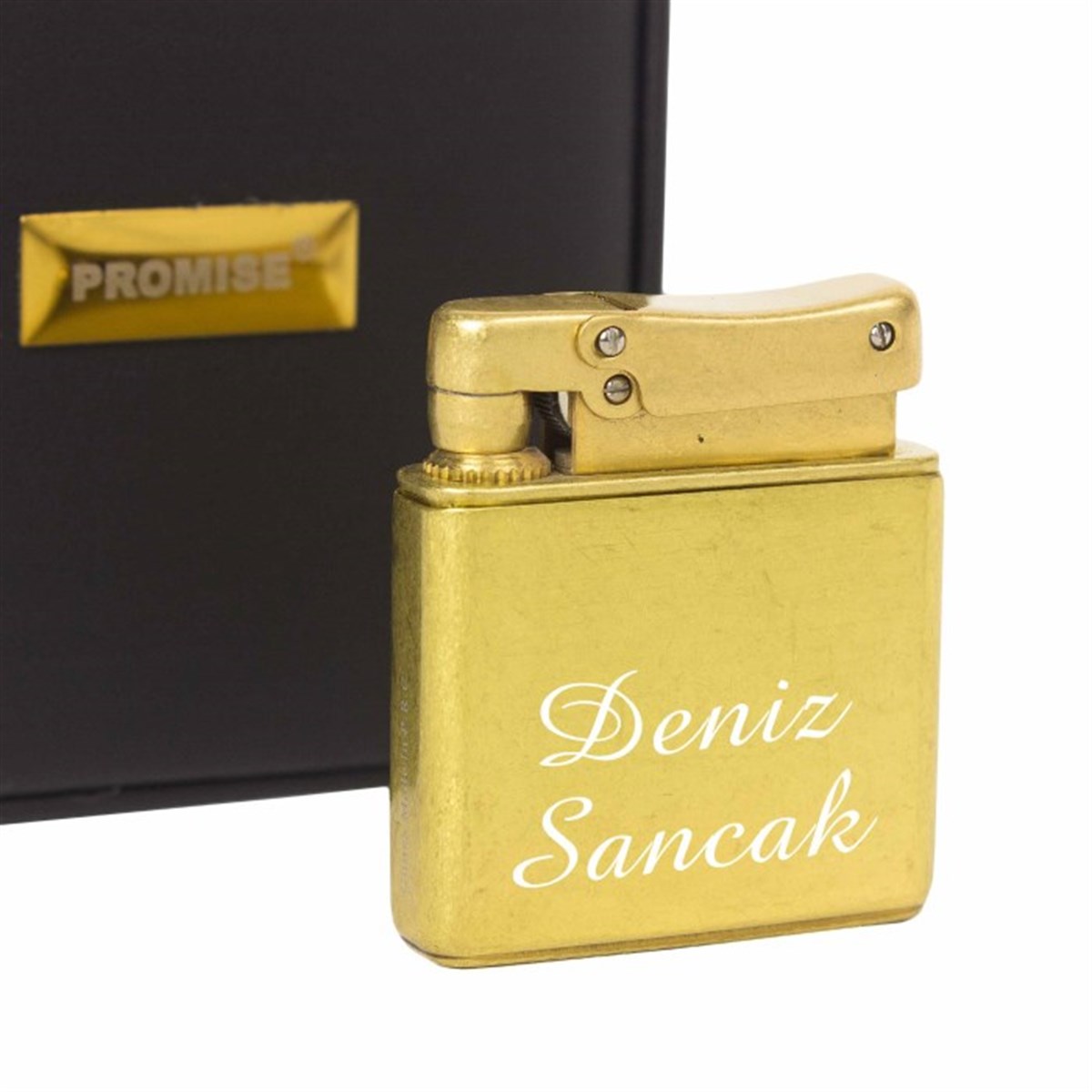 Promise Markalı Benzinli Exclusive Gold Renkli Çakmak​