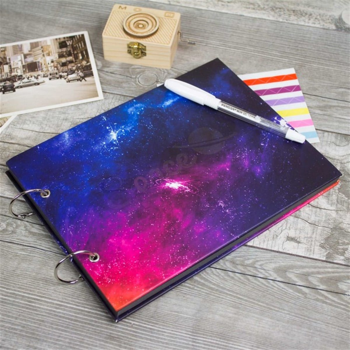 Space Temalı Kendin Yap Albüm Defter