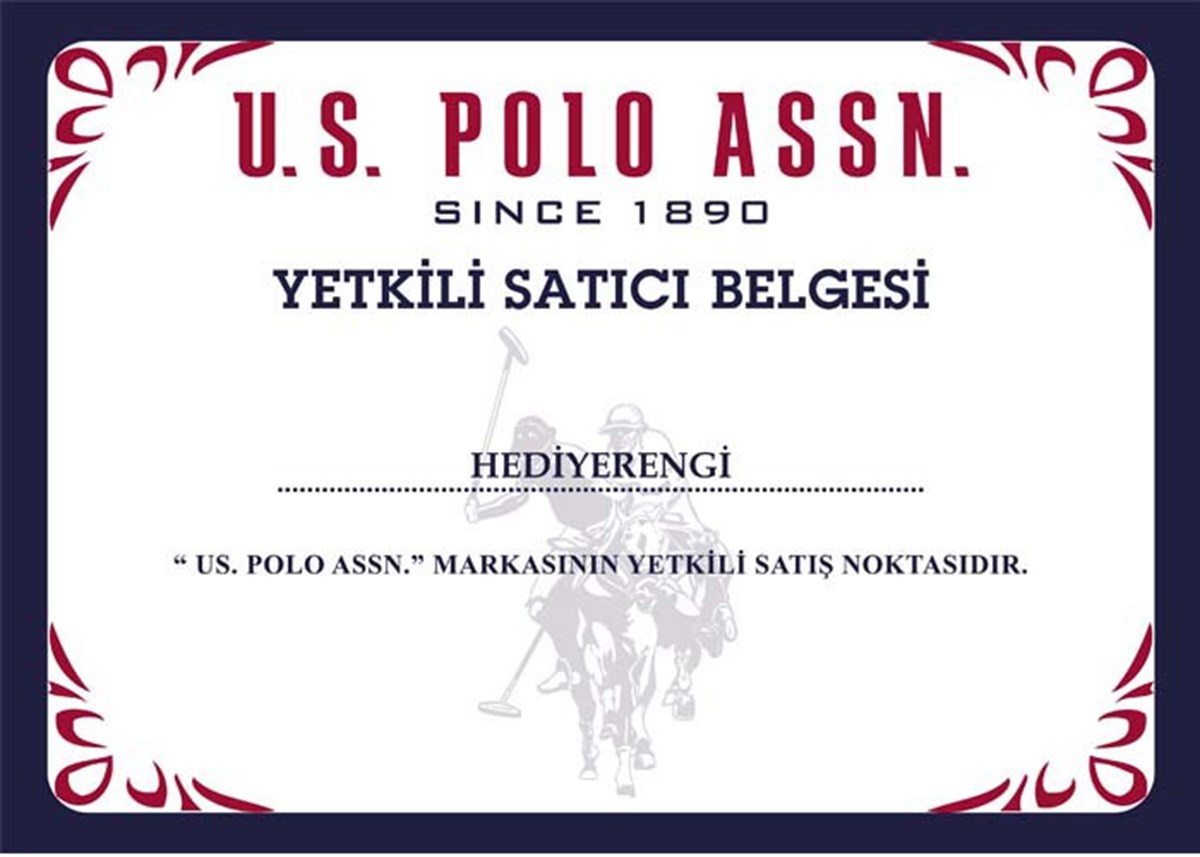 U.S. Polo Assn. İsme Özel Dik Deri Cüzdan Lacivert PLCUZ7618