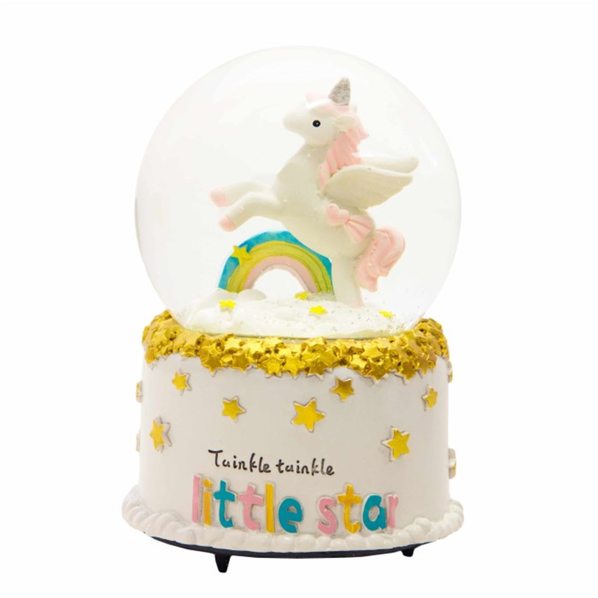 Unicorn Temalı Kar Küresi ve Müzik Kutusu Büyük Boy M2