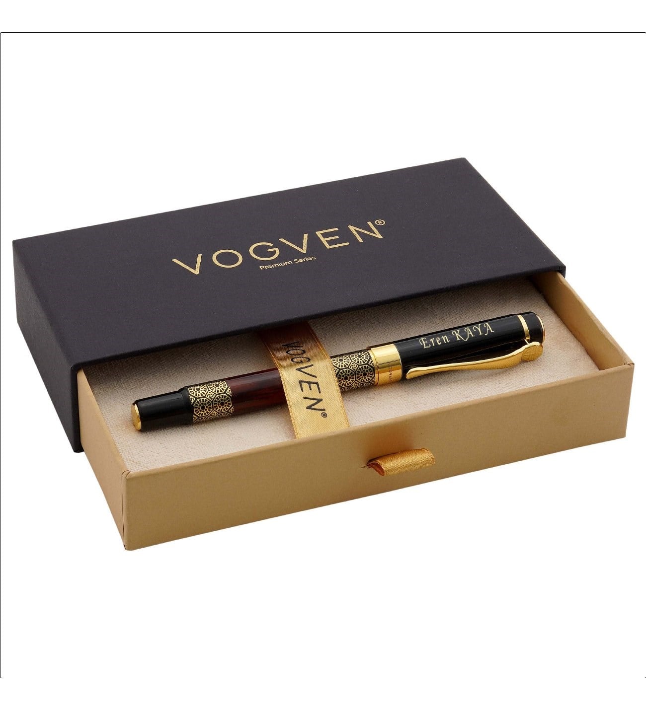 Vogven Marka İsme Özel Desenli Elegance Roller Kalem