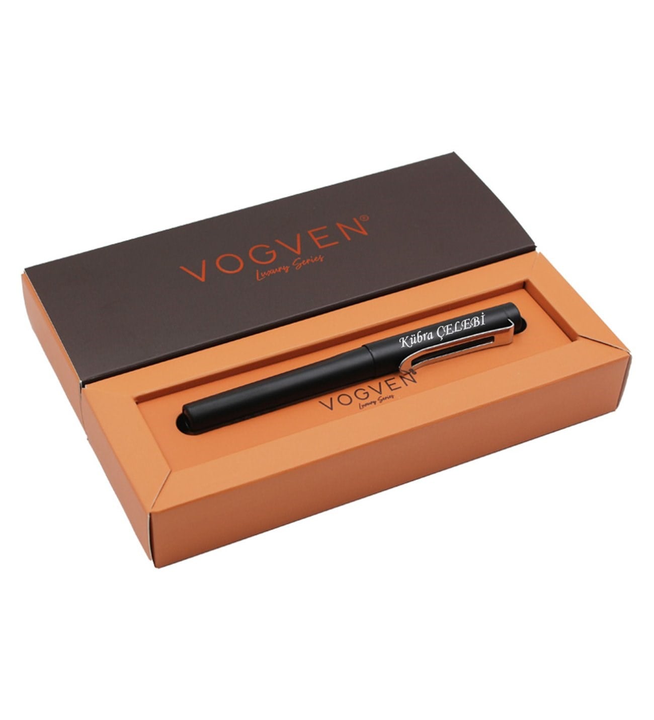 Vogven Marka İsme Özel Exclusive Mat Roller Kalem - Siyah