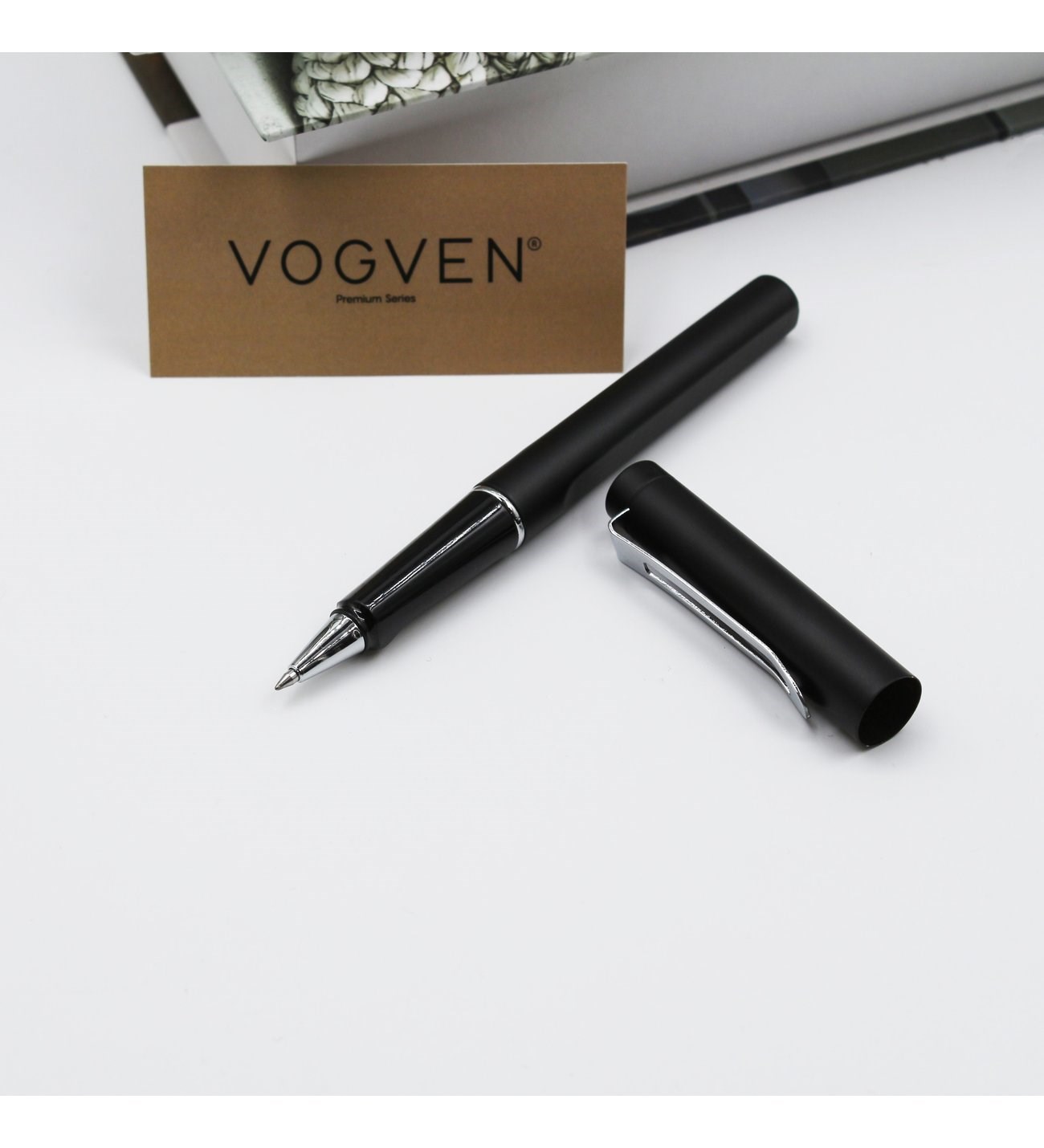 Vogven Marka İsme Özel Exclusive Mat Roller Kalem - Siyah
