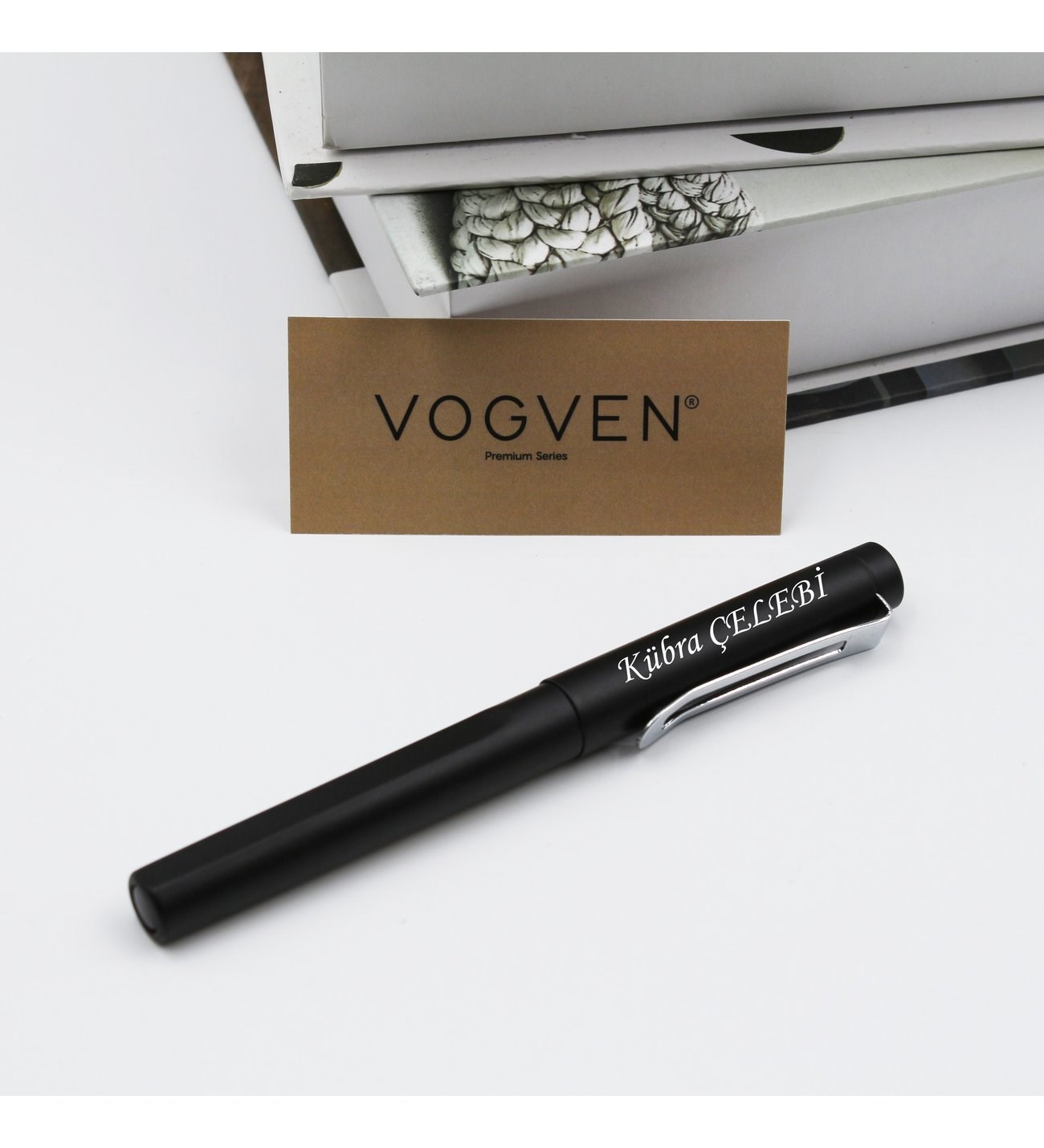 Vogven Marka İsme Özel Exclusive Mat Roller Kalem - Siyah