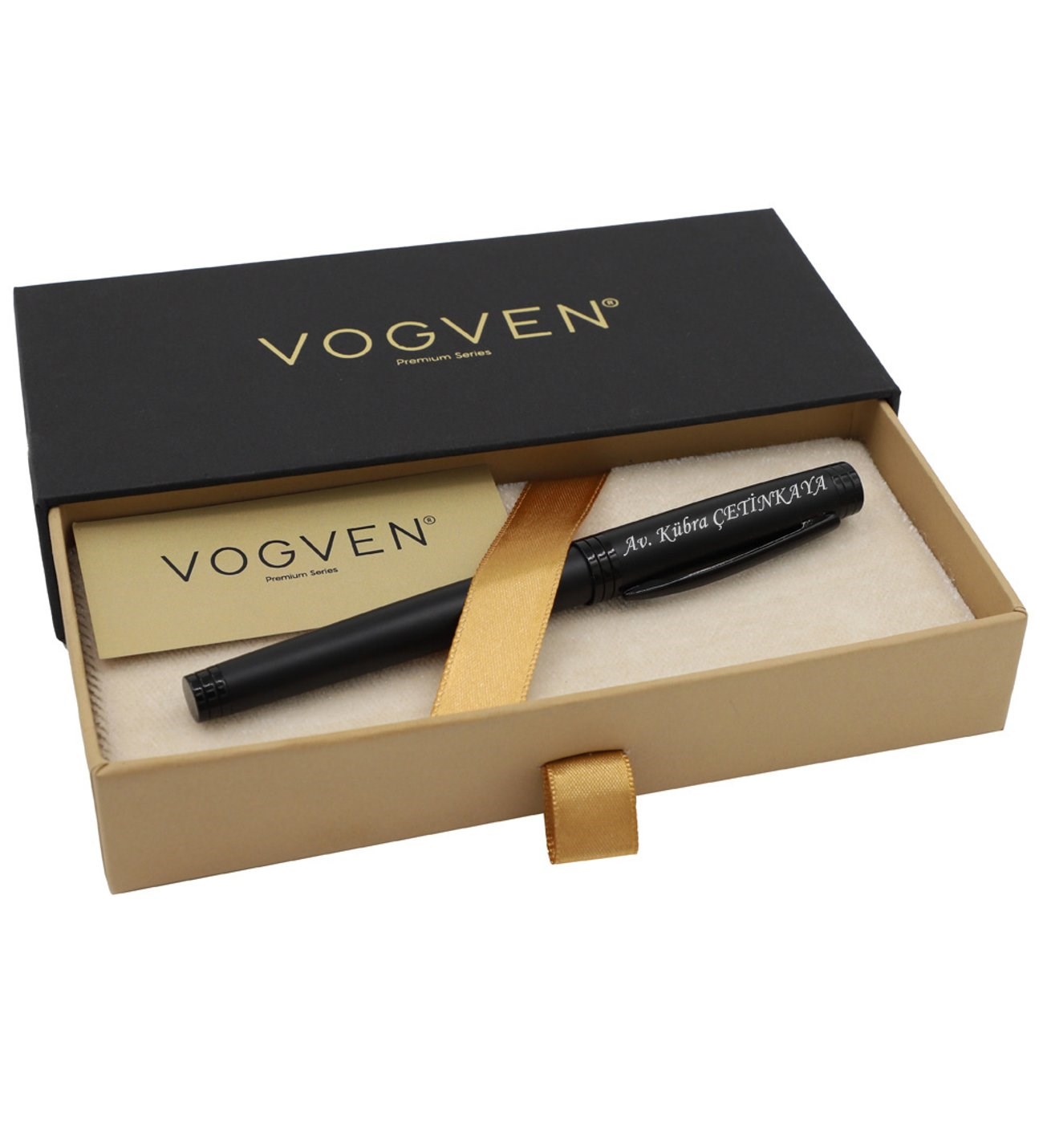 Vogven Marka İsme Özel Mat Premium Roller Kalem - Renk Seçenekli