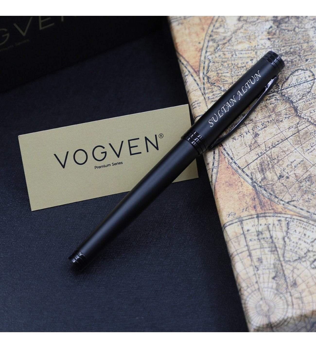 Vogven Marka İsme Özel Mat Premium Roller Kalem - Renk Seçenekli