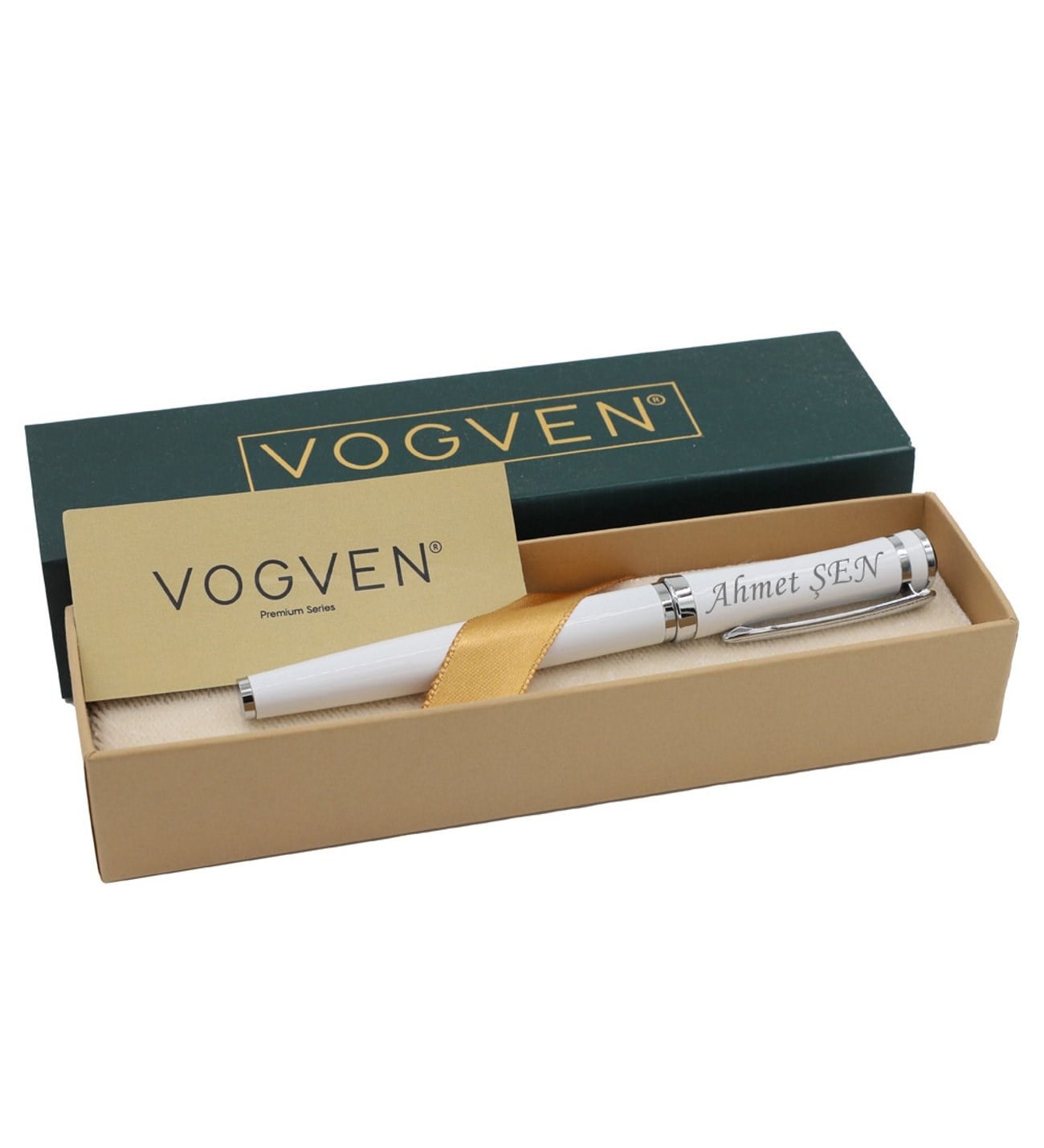 Vogven Marka İsme Özel Metal Roller Kalem - Renk Seçenekli