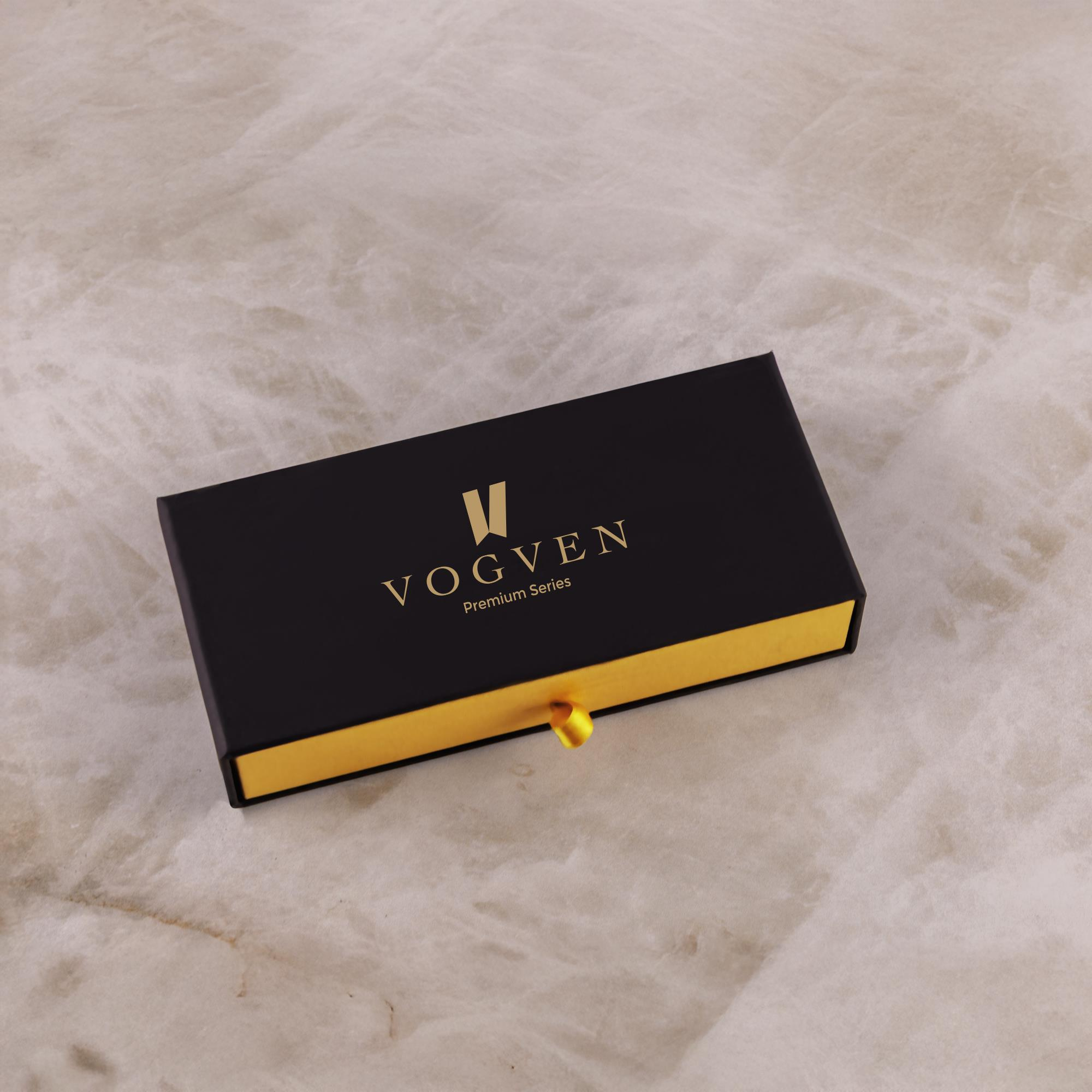 Vogven Marka İsme Özel Premium Roller ve Tükenmez Kalem Seti Tasarım Kutulu