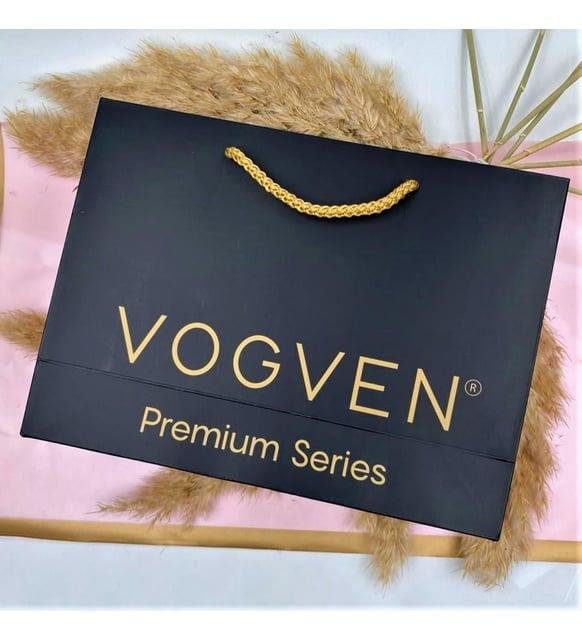 Vogven Marka İsme Özel Prestij Gold Renk Roller ve Tükenmez Kalem Seti